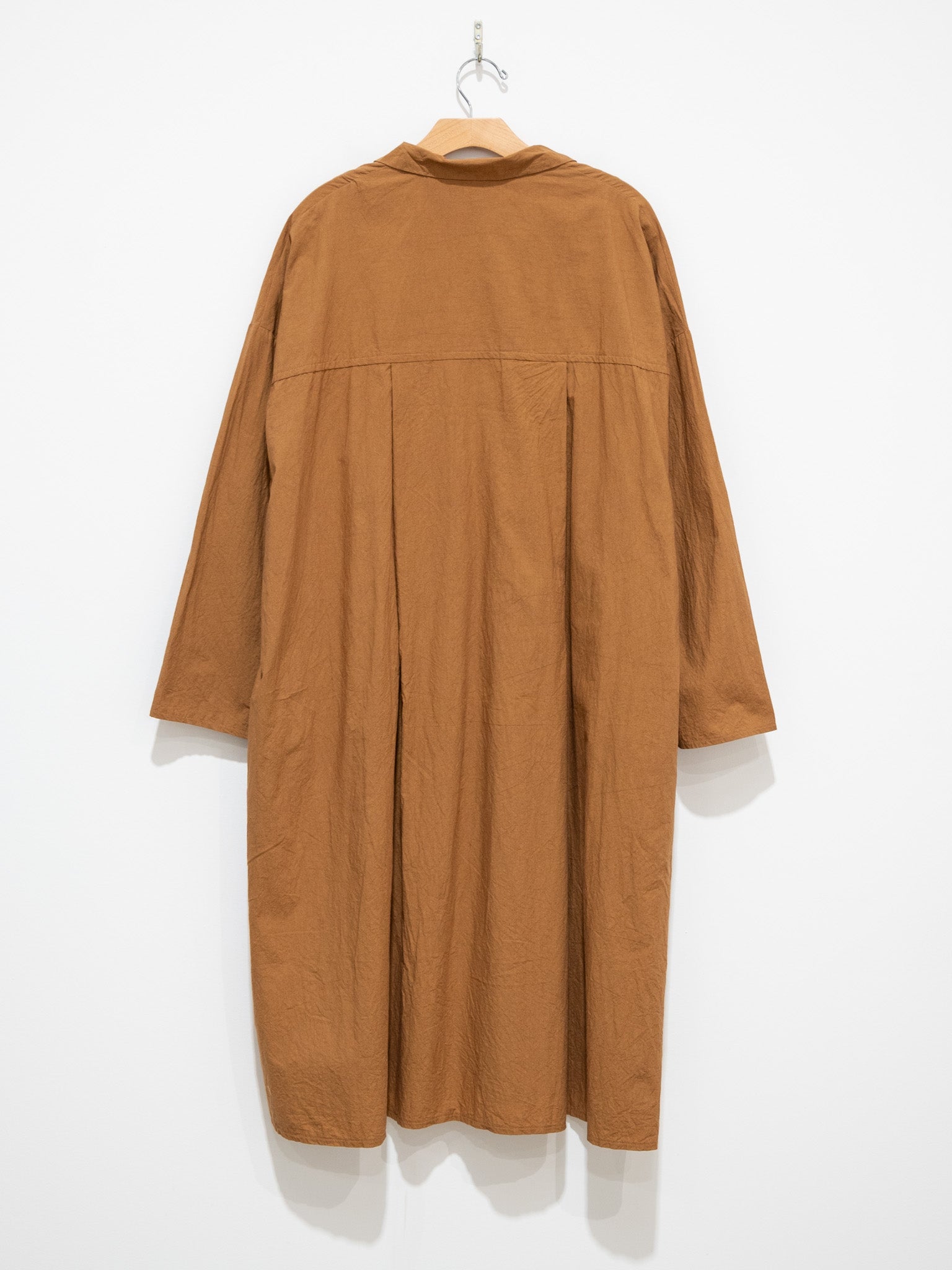 Namu Shop - Veritecoeur Tailored Collar Dress - Brown