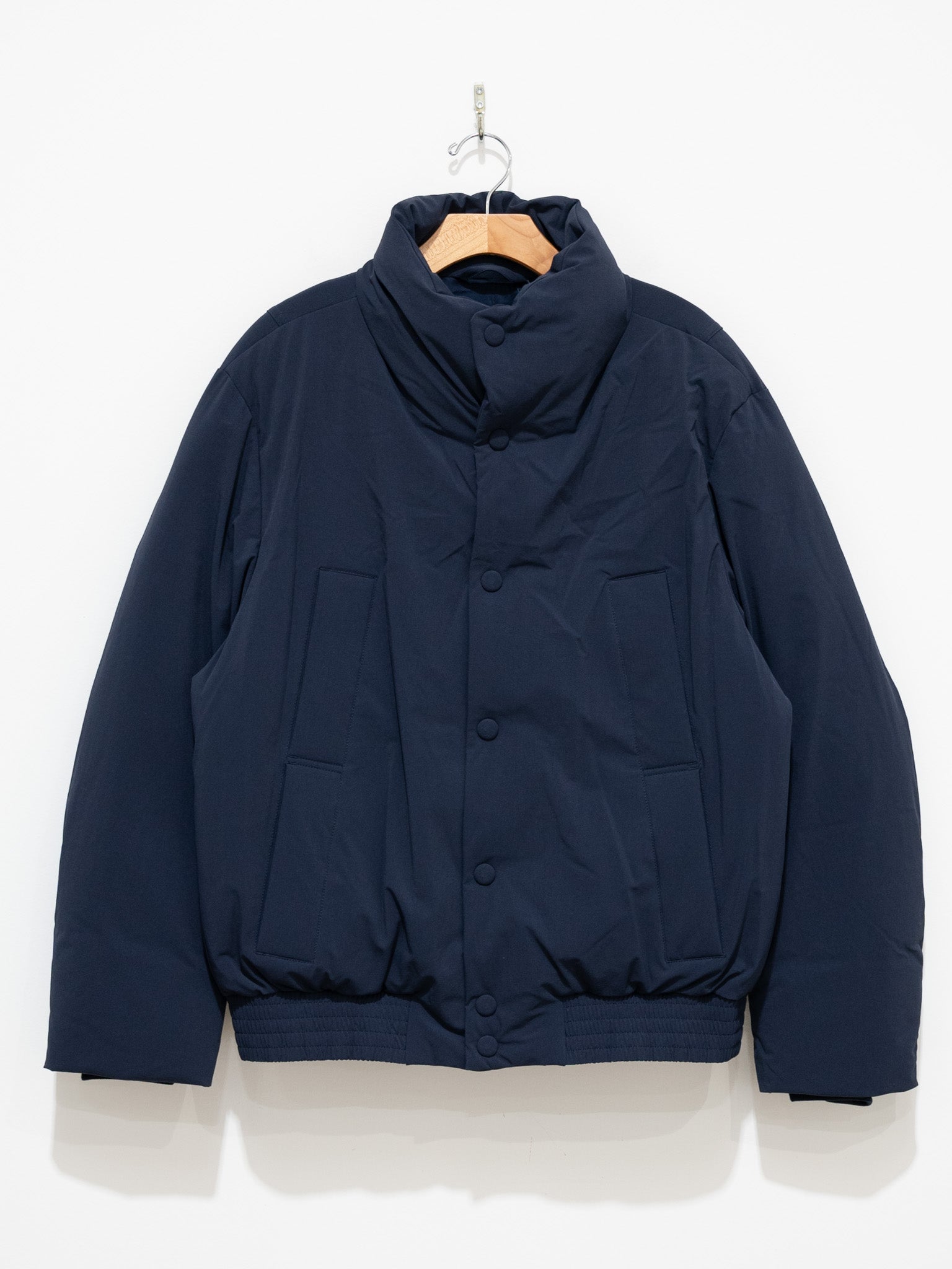 Namu Shop - Document Varsity Down Jacket - Navy (restocked)