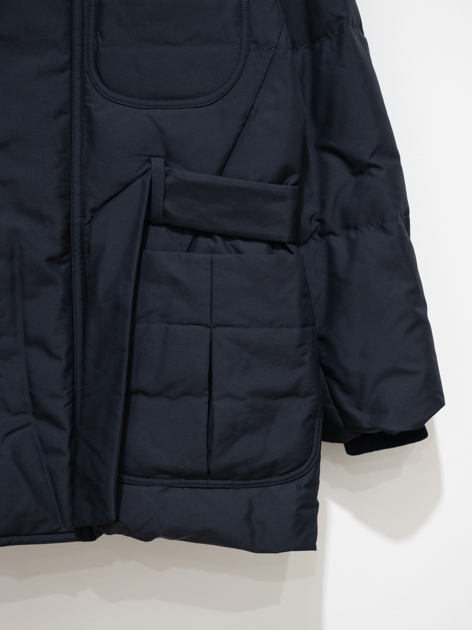 Namu Shop - Document Duck Down Hooded Robe - Navy