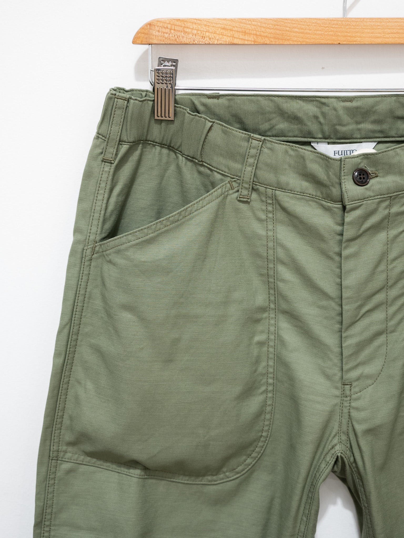 Namu Shop - Fujito Fatigue Easy Pants - Light Olive
