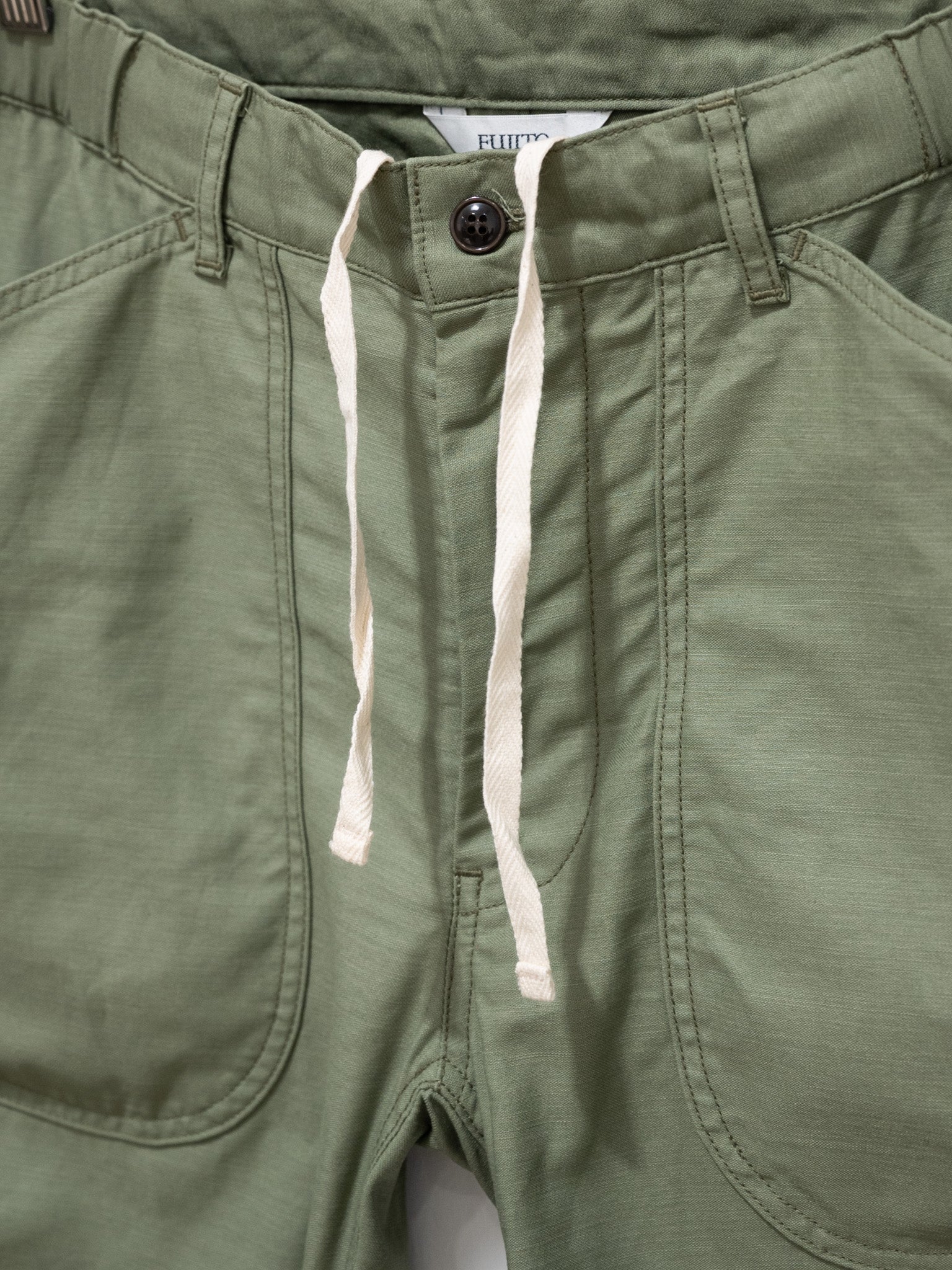 Namu Shop - Fujito Fatigue Easy Pants - Light Olive
