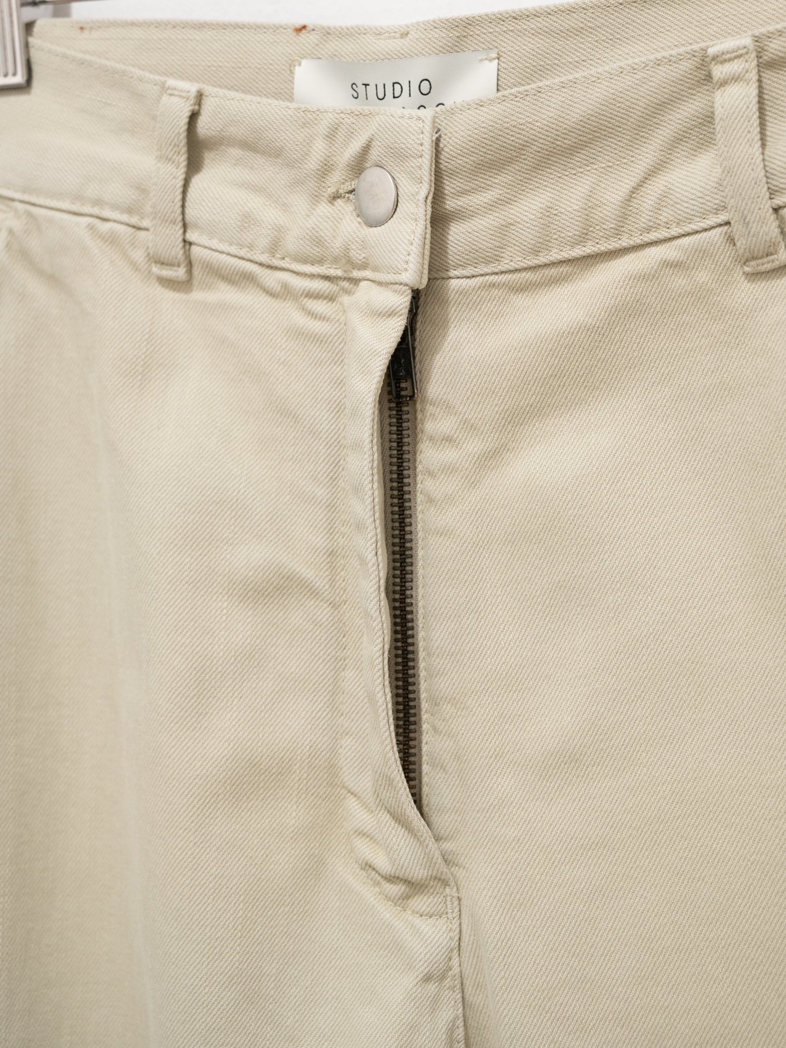 Namu Shop - Studio Nicholson Chalco Wide Crop Pant - Dove