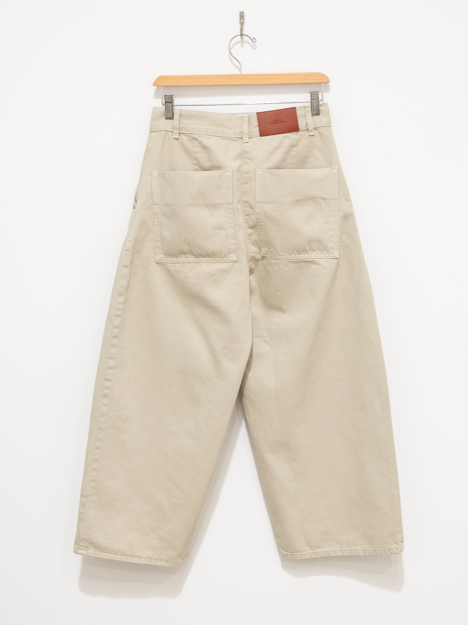 Namu Shop - Studio Nicholson Chalco Wide Crop Pant - Dove