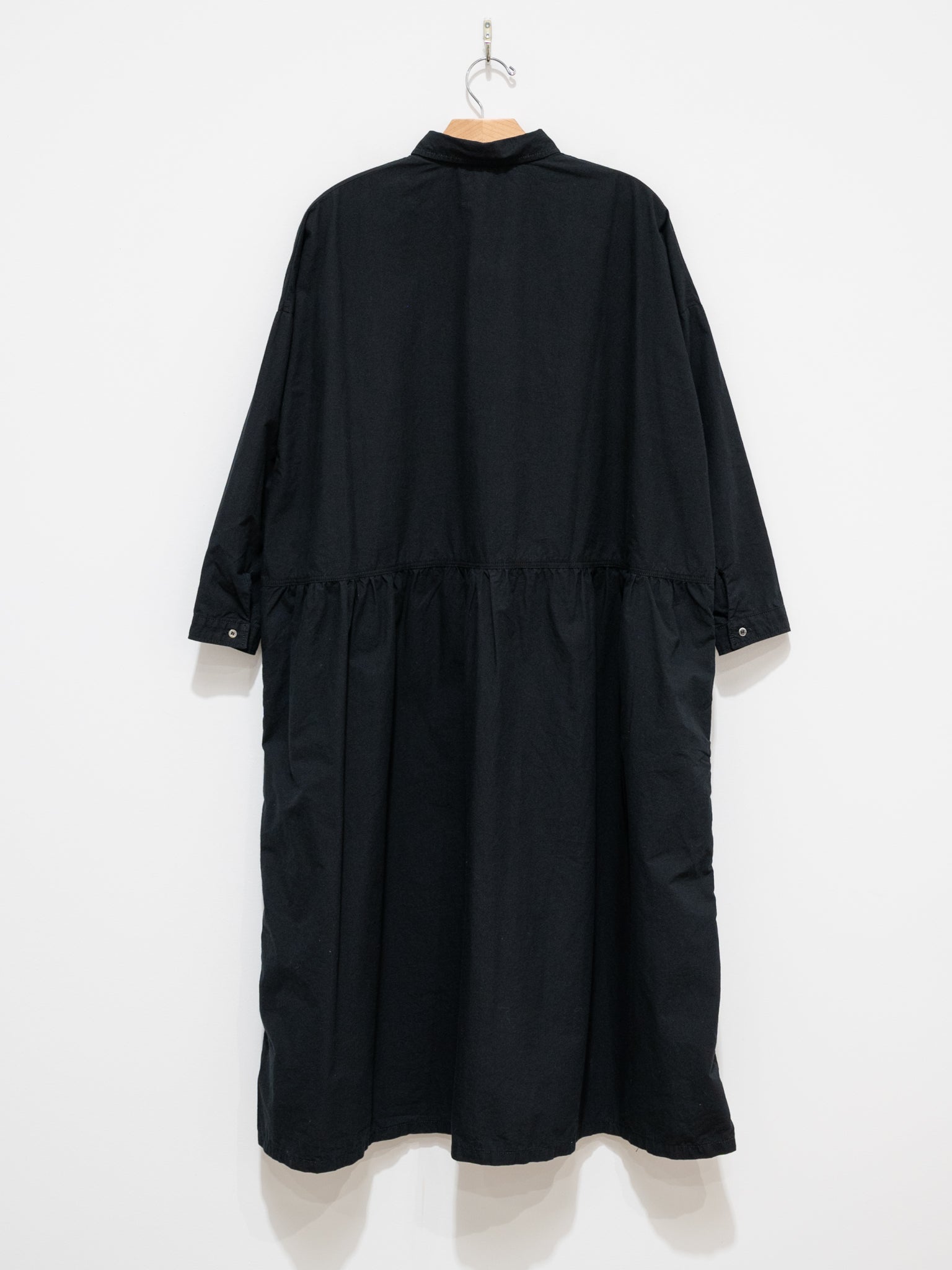 Namu Shop - Ichi Antiquites OUMISARASHI Shirt Dress - Black