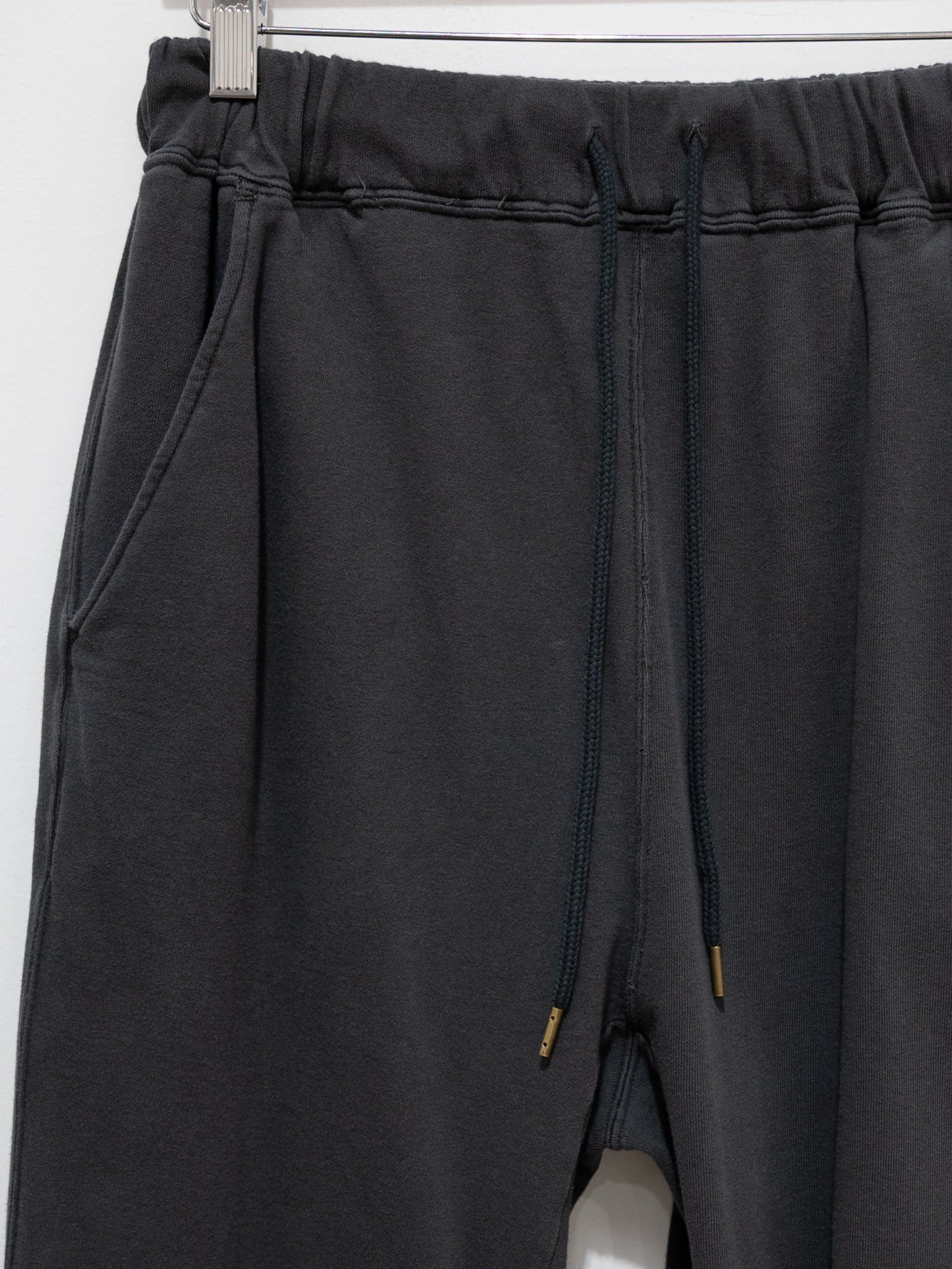 Namu Shop - Ichi Antiquites Pigment French Terry Pants - Charcoal