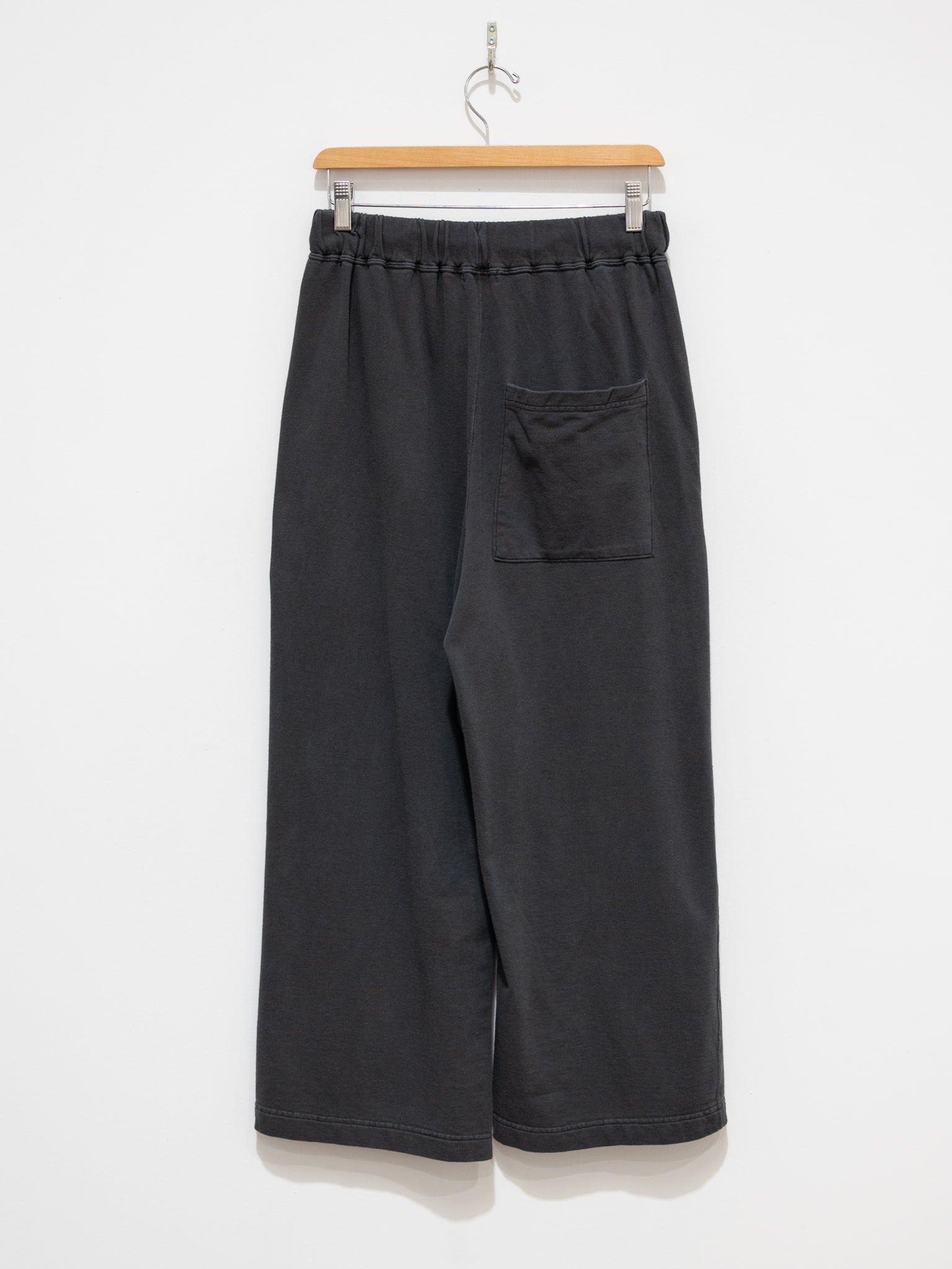 Namu Shop - Ichi Antiquites Pigment French Terry Pants - Charcoal