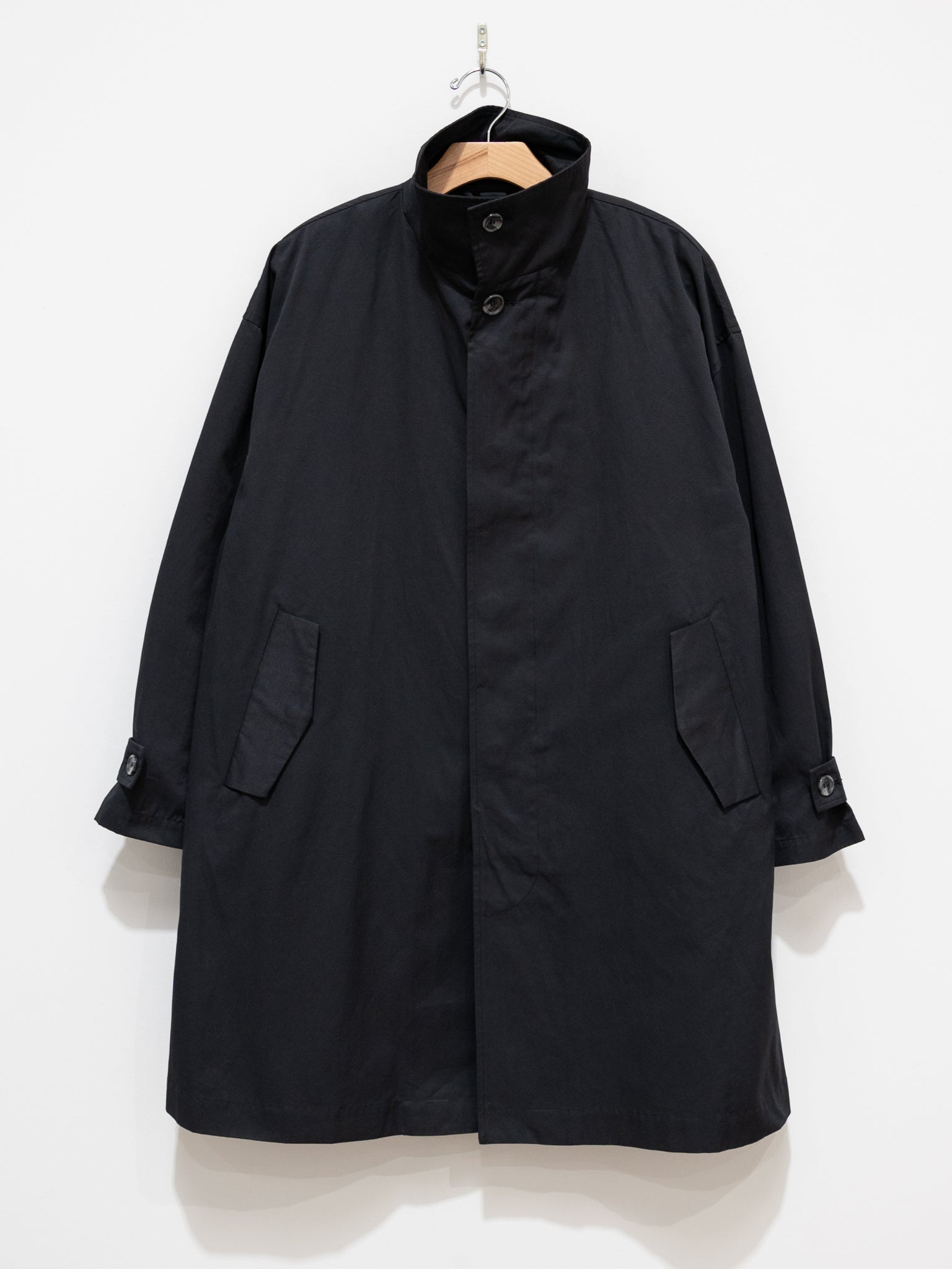 Namu Shop - ICHI Ichi x TAION Coat + Down Vest - Black x Charcoal