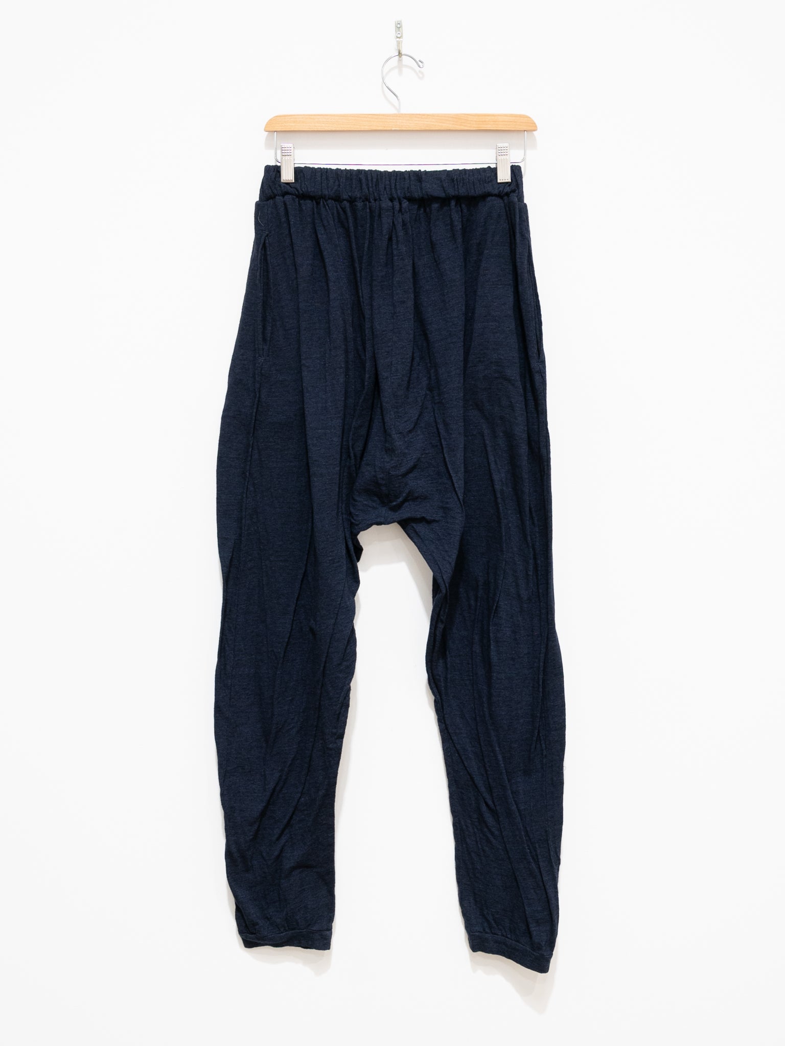 Namu Shop - Ichi Antiquites Cotton Relax Pants - Navy