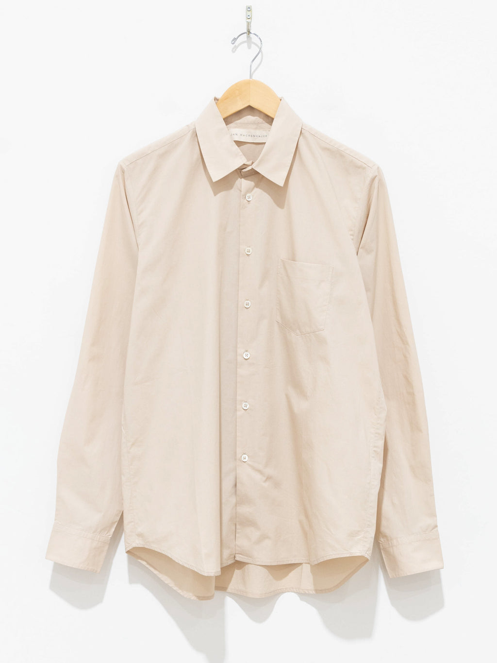 Namu Shop - Jan Machenhauer Chris Shirt - Almond Cotton Poplin