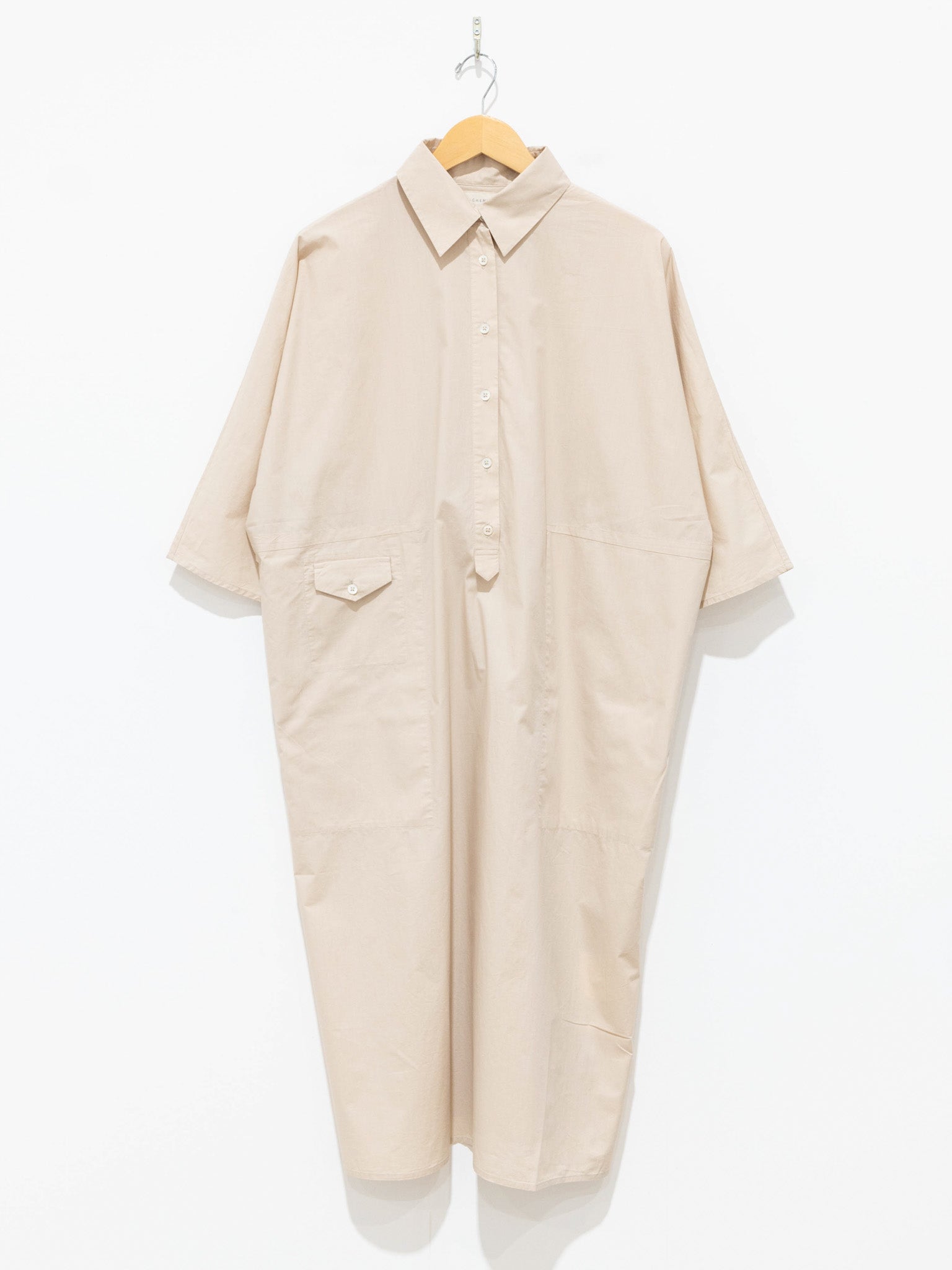 Namu Shop - Jan Machenhauer Mina Dress - Almond Cotton Poplin