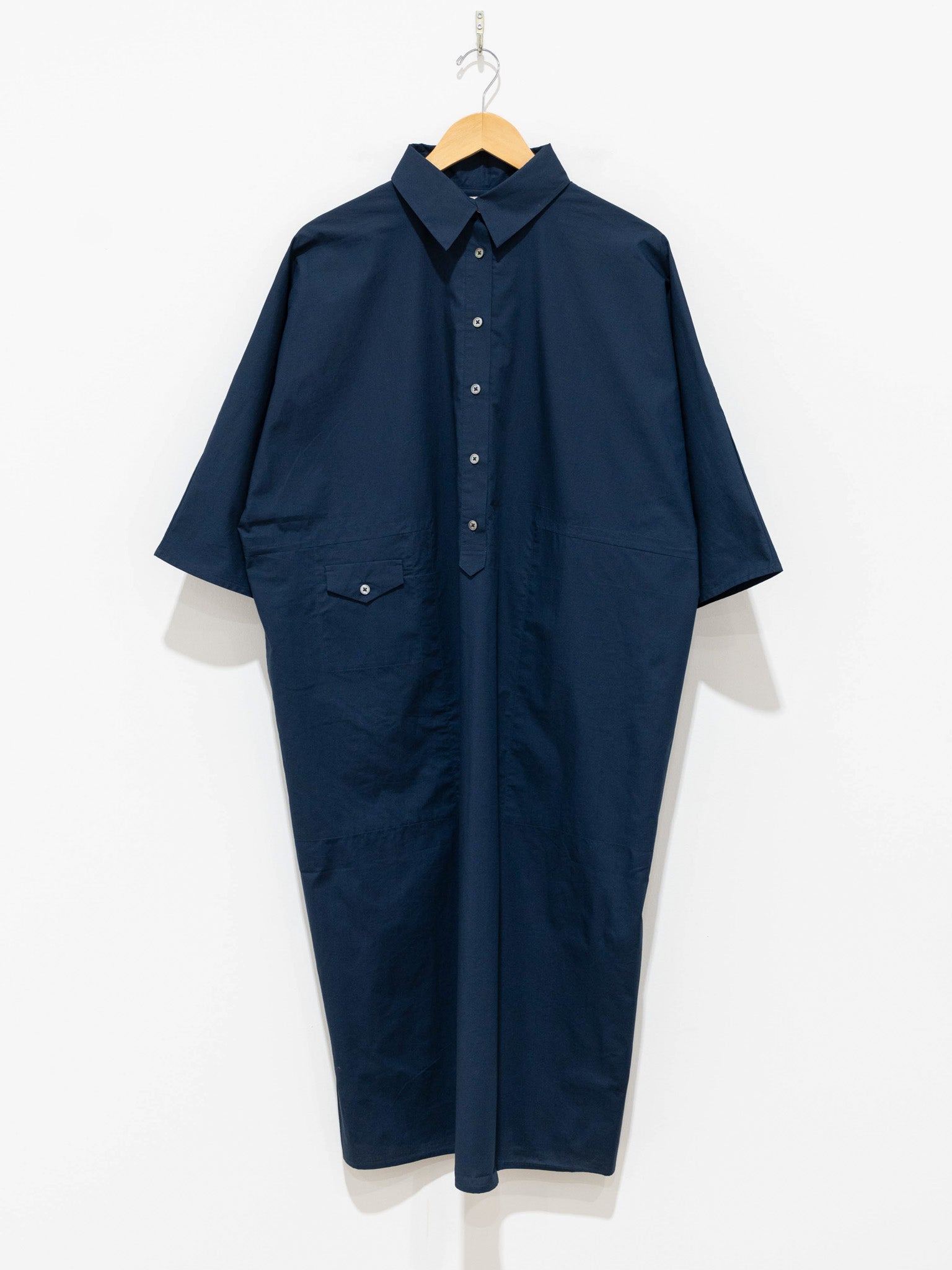 Namu Shop - Jan Machenhauer Mina Dress - Indigo Cotton Poplin