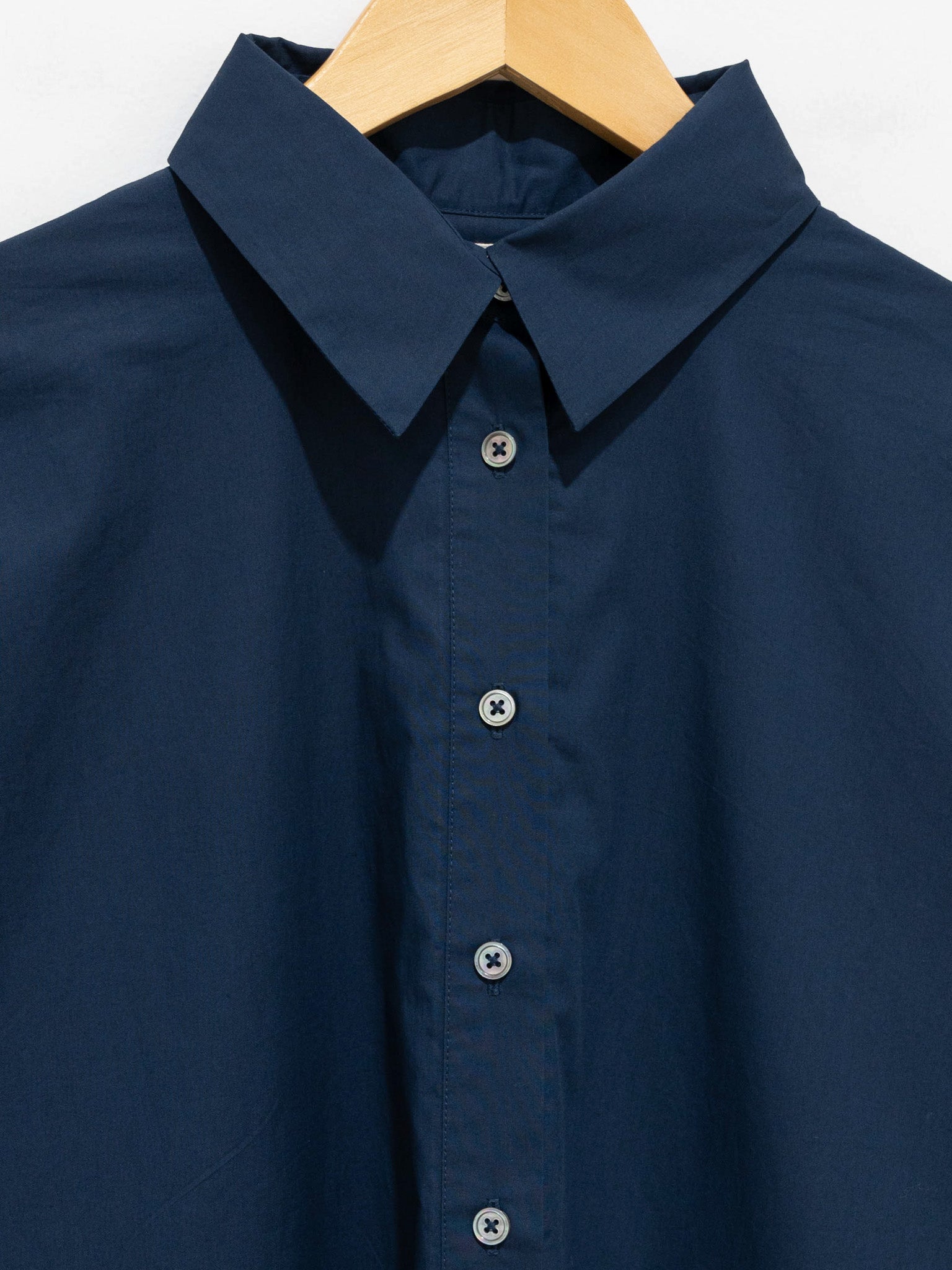 Namu Shop - Jan Machenhauer Mina Dress - Indigo Cotton Poplin