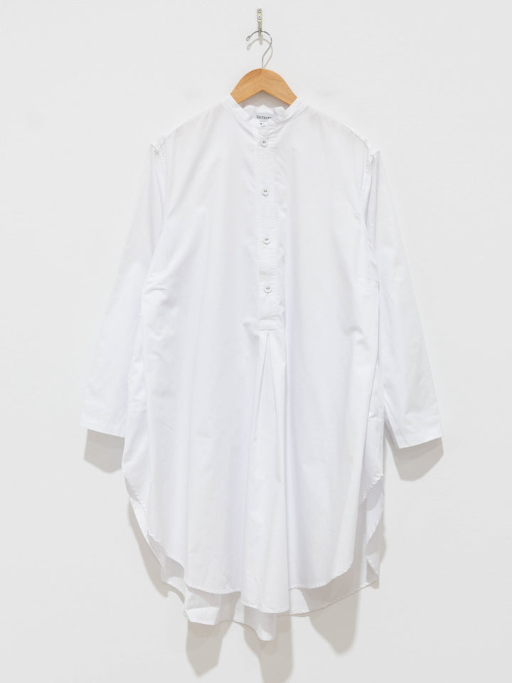 Namu Shop - Veritecoeur Side Pleats Long Shirt - White