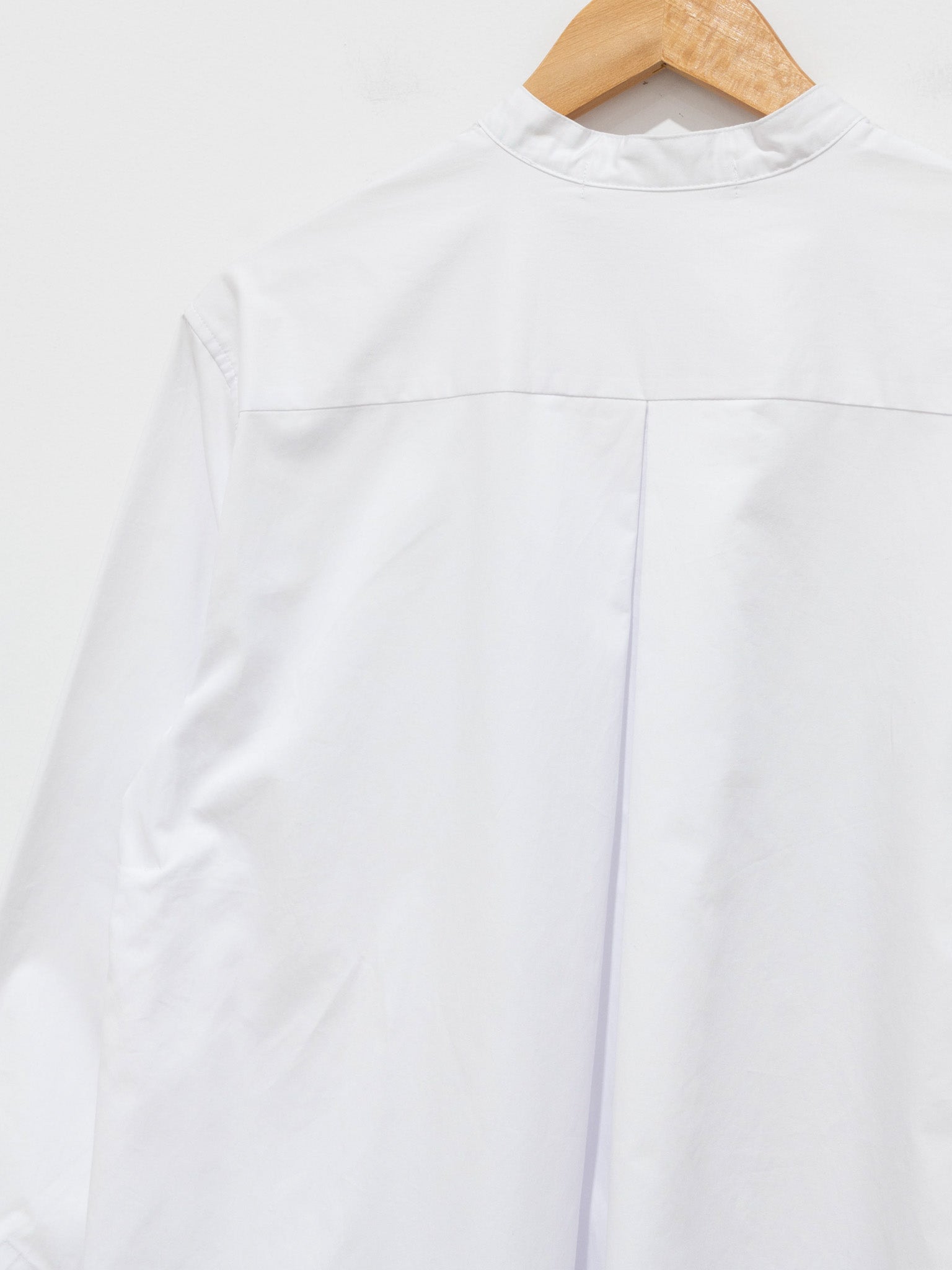 Namu Shop - Veritecoeur Side Pleats Long Shirt - White