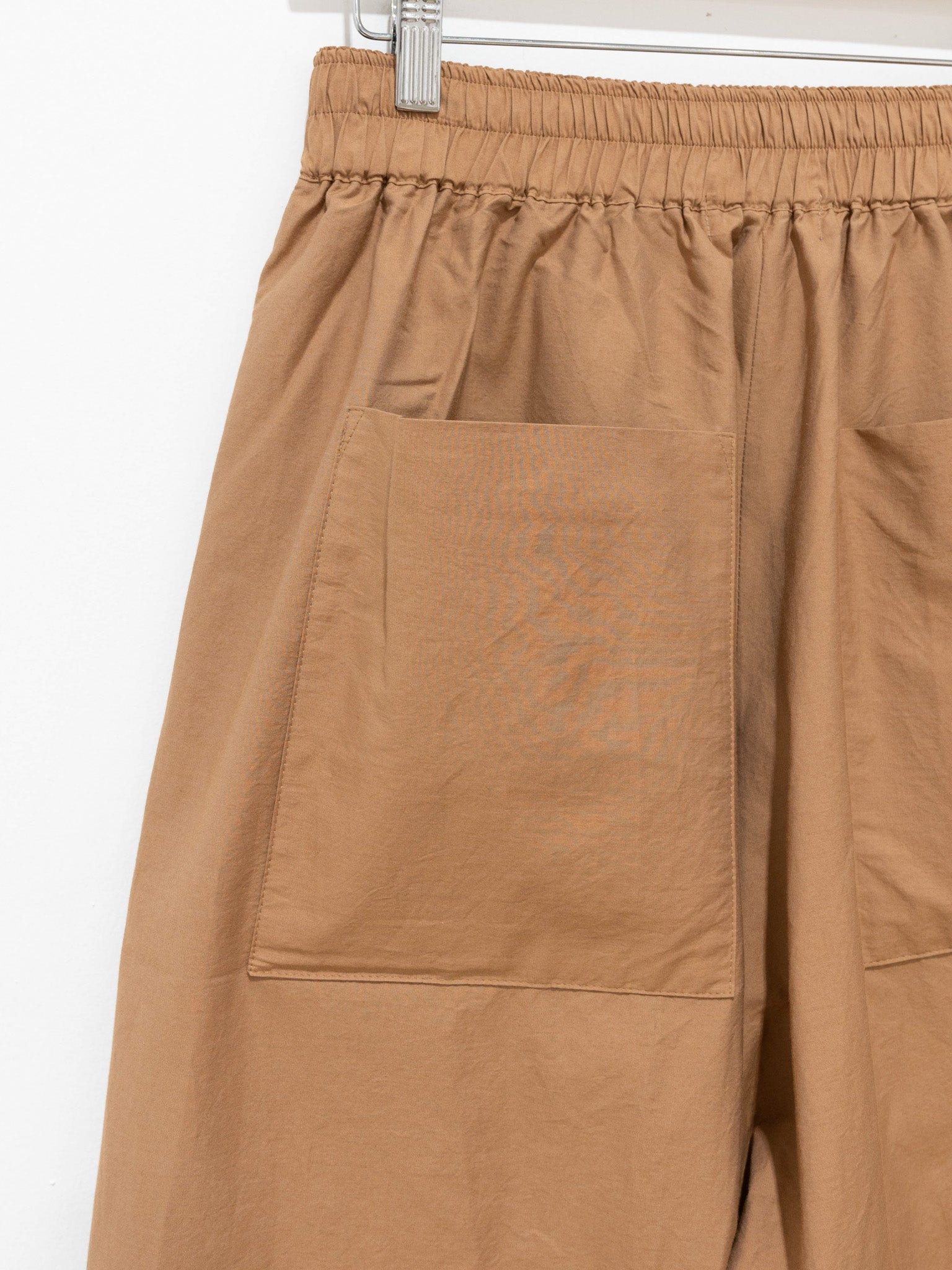 Namu Shop - Veritecoeur Shirring Easy Pants - Brown