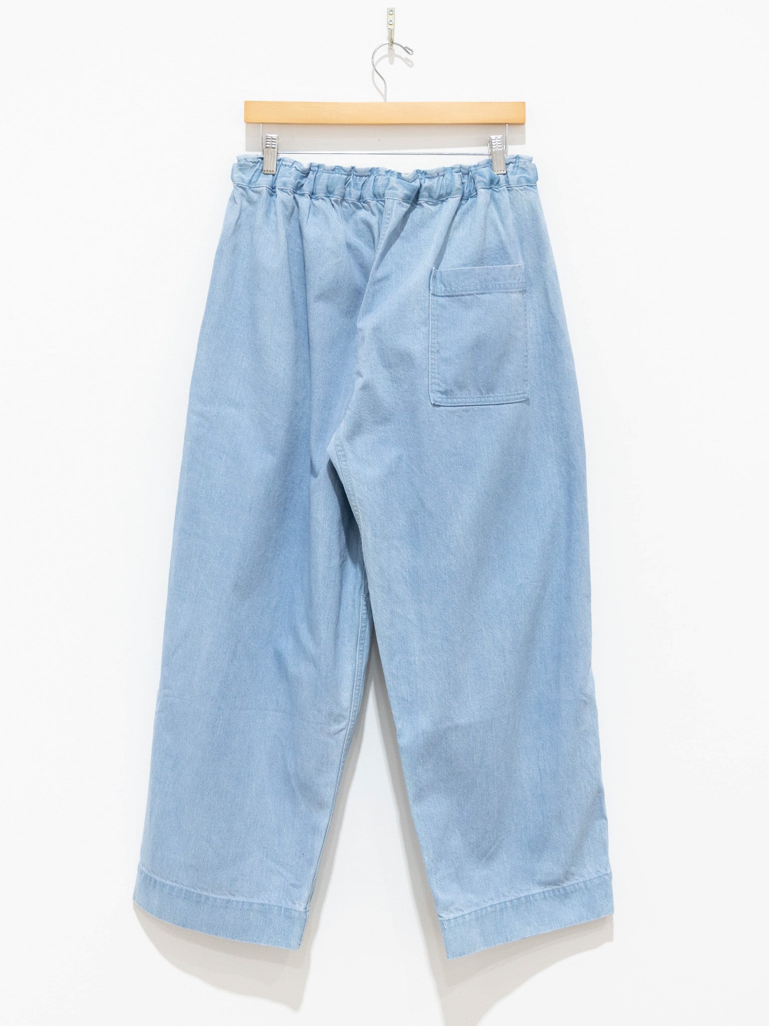 Namu Shop - Veritecoeur Belted Pants - Light Blue Indigo