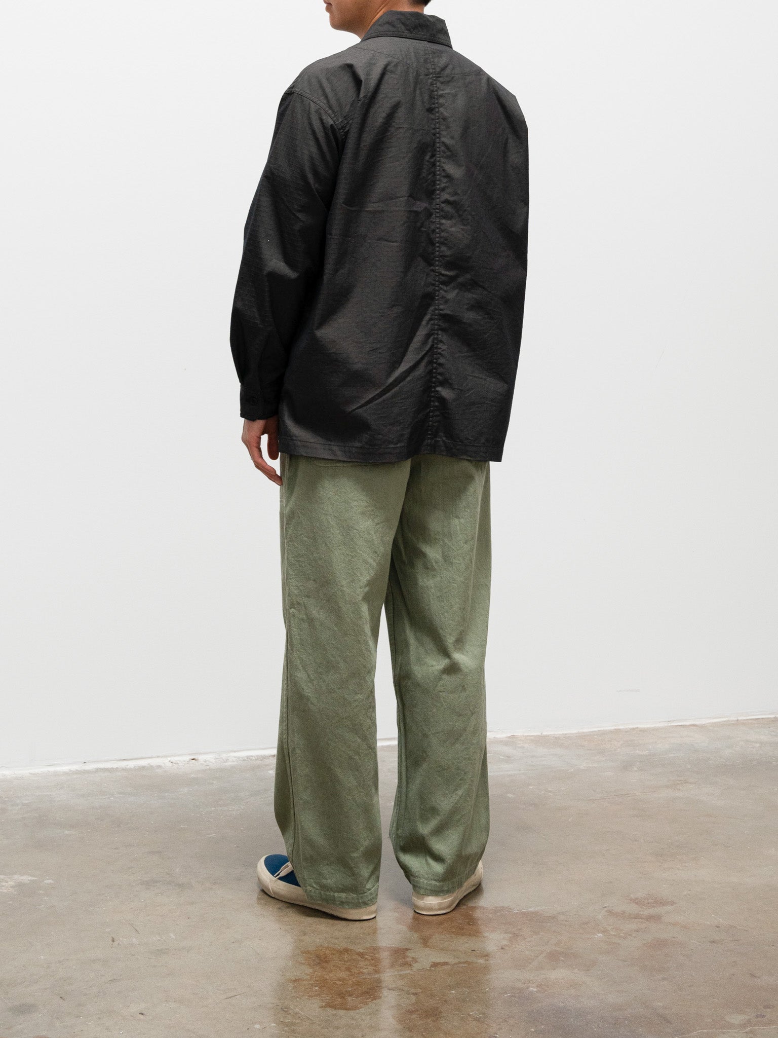 Namu Shop - Kaptain Sunshine Baker Denim Pants - Green