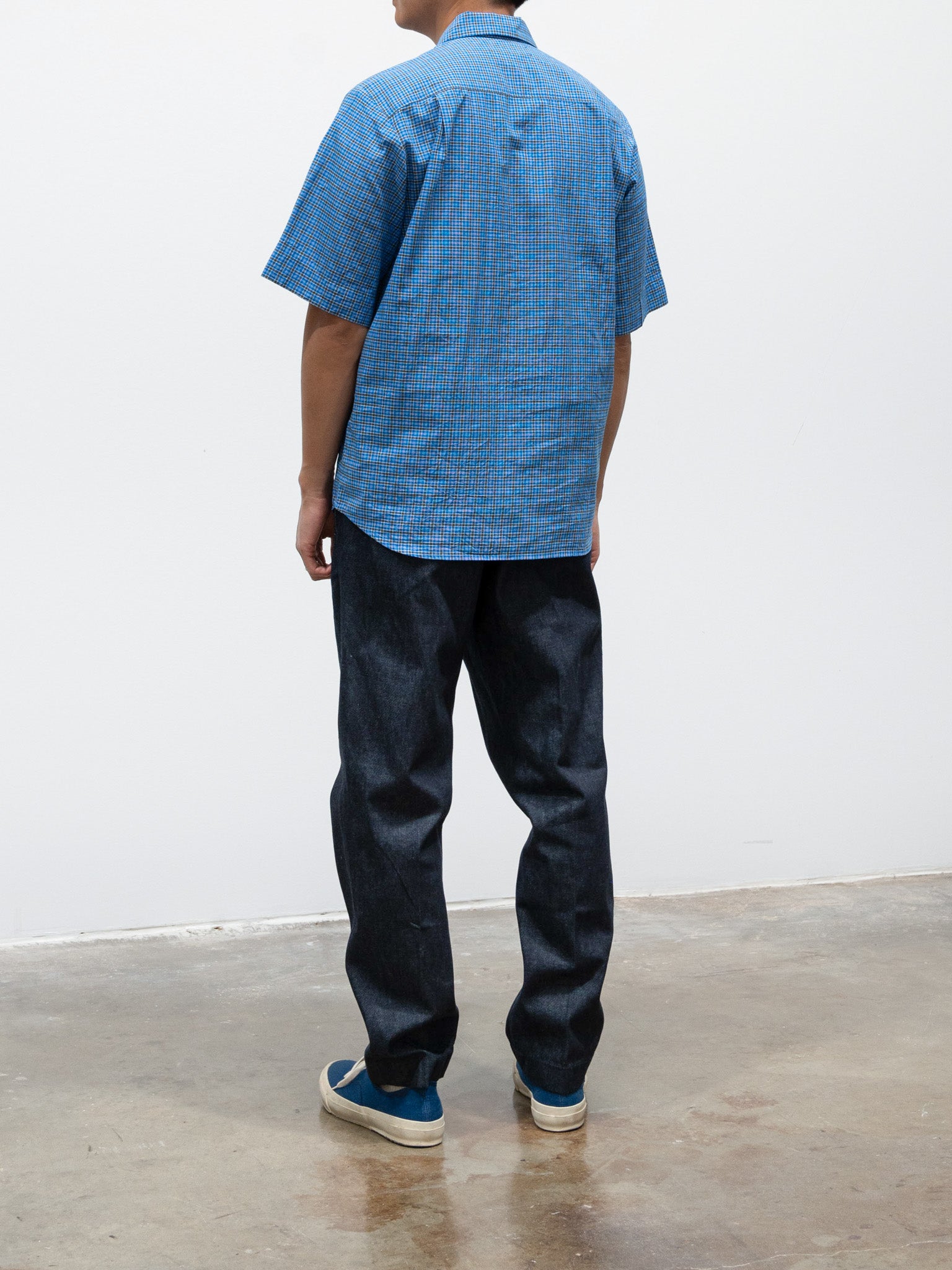 Namu Shop - Jan Machenhauer Tom Pants - Blue Cotton Denim