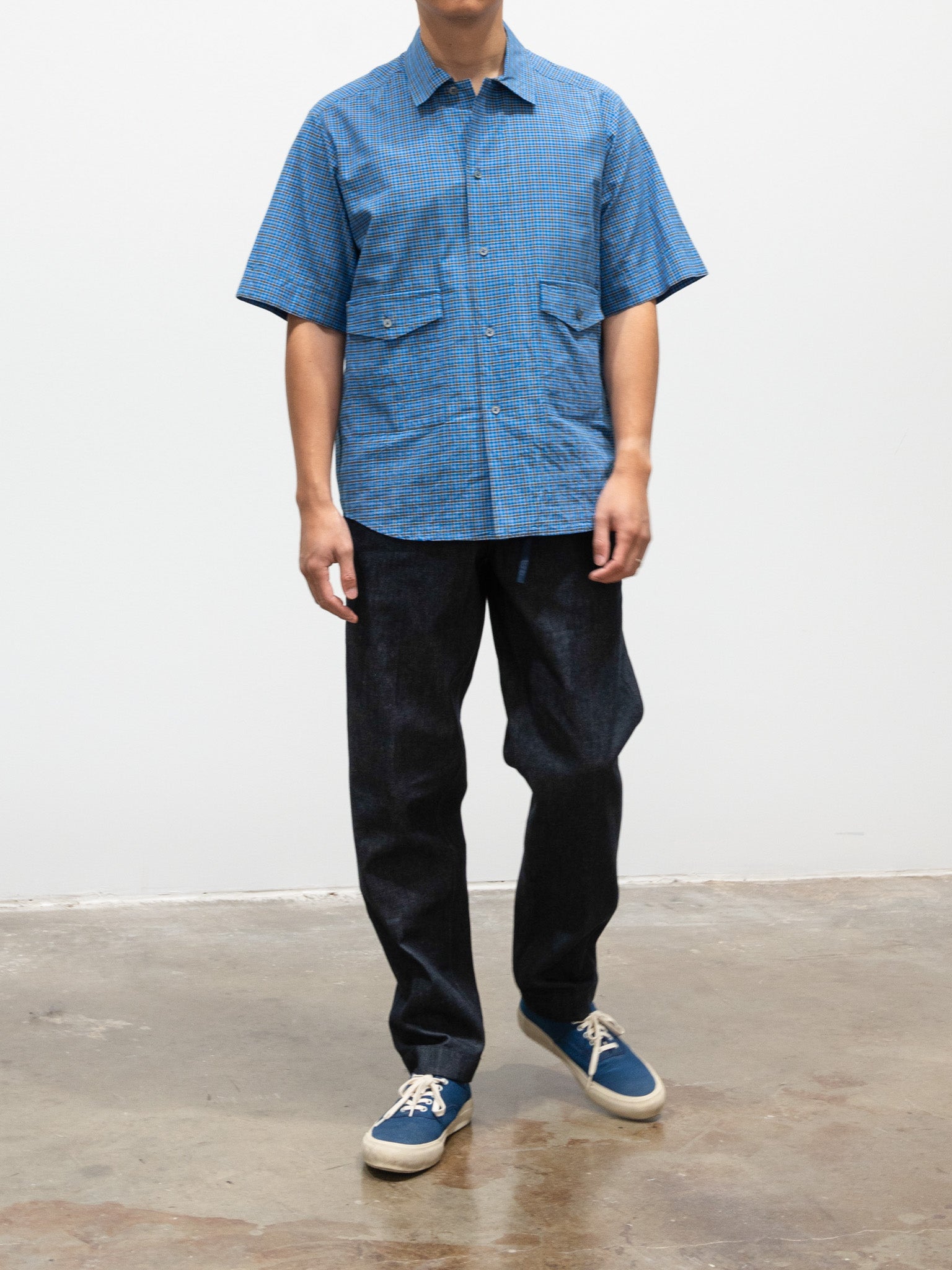 Namu Shop - Jan Machenhauer Tom Pants - Blue Cotton Denim