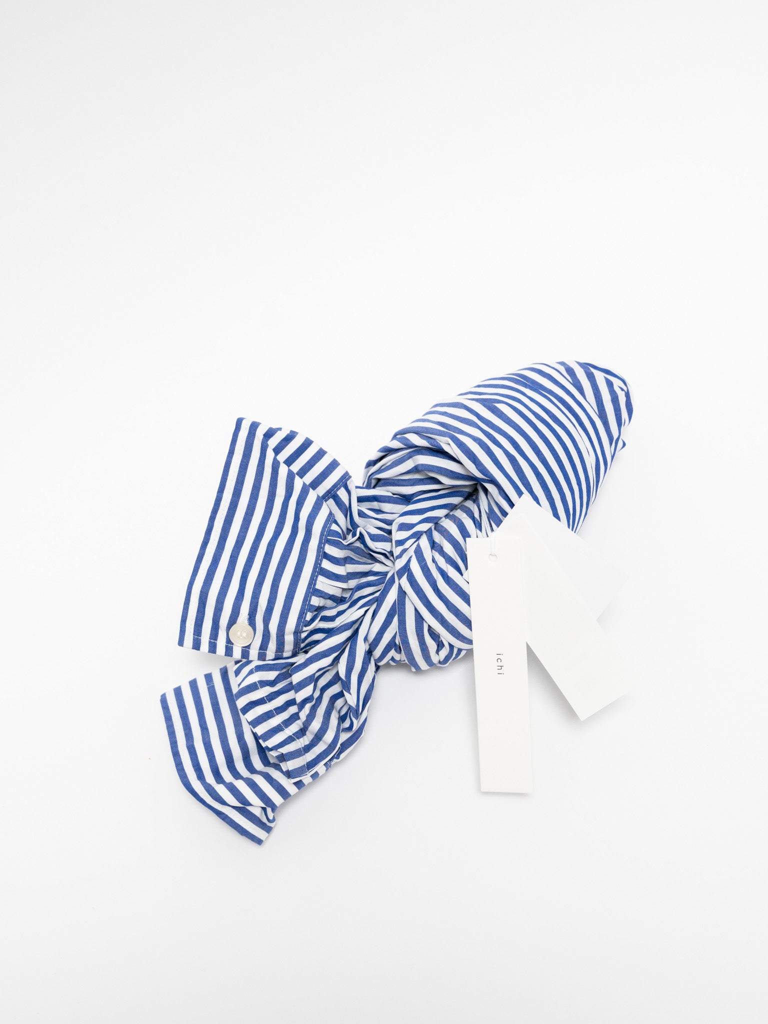 Namu Shop - ICHI Washer BD Shirt - Blue Stripe