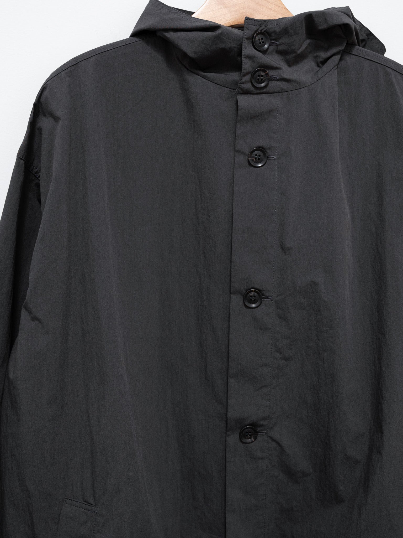 Namu Shop - ICHI Water-resistant Hooded Jacket - Charcoal