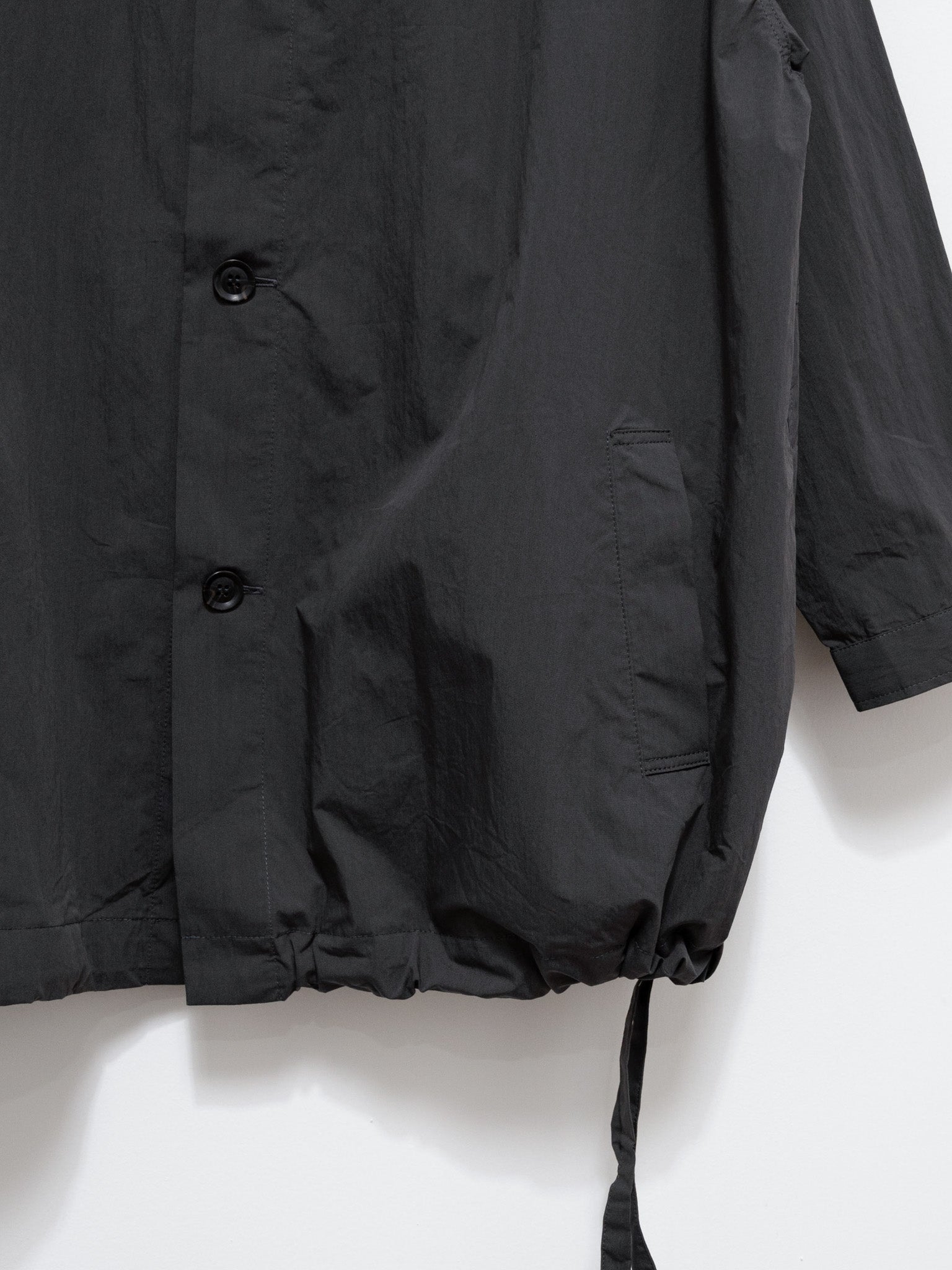 Namu Shop - ICHI Water-resistant Hooded Jacket - Charcoal