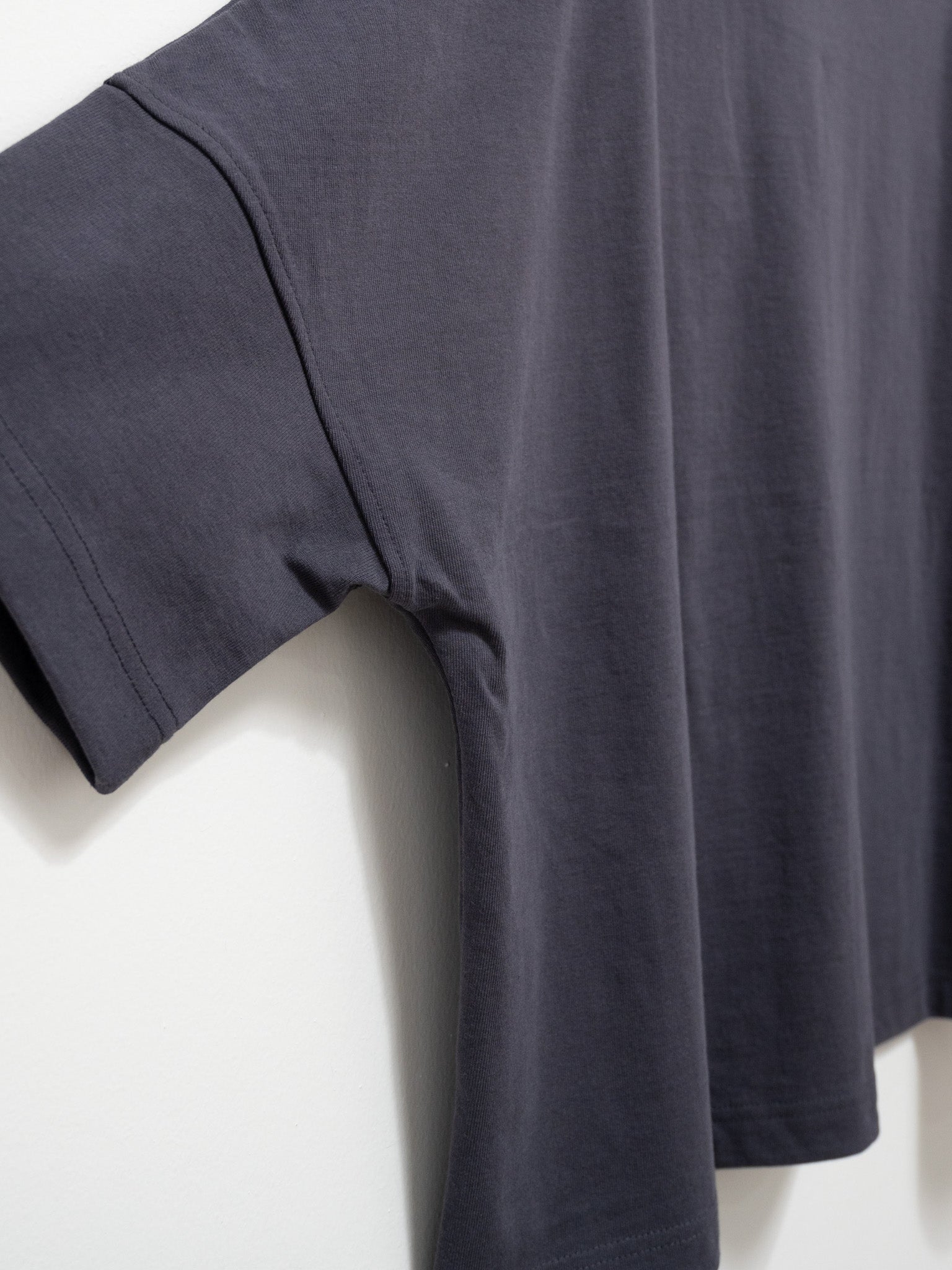 Namu Shop - ICHI Heavy Jersey Wide Pullover - Charcoal