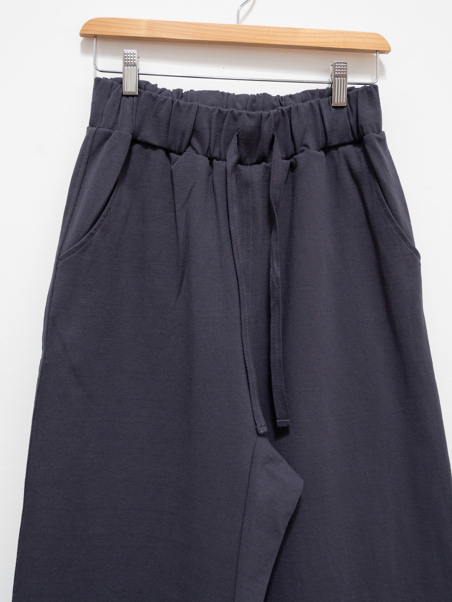 Namu Shop - ICHI Heavy Jersey Easy Pants - Charcoal