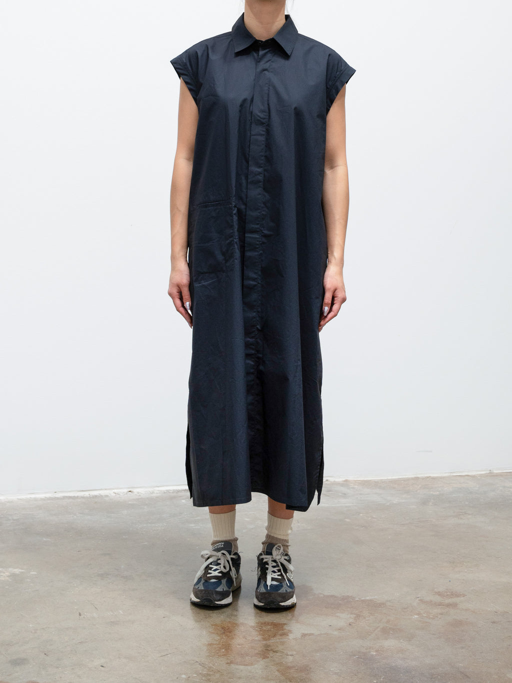 Namu Shop - Sofie D'Hoore Deb Cotton Poplin Dress - Black