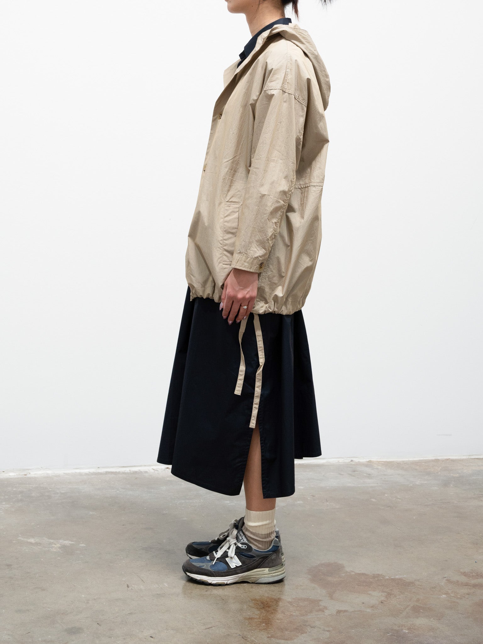Namu Shop - ICHI Water-resistant Hooded Jacket - Beige