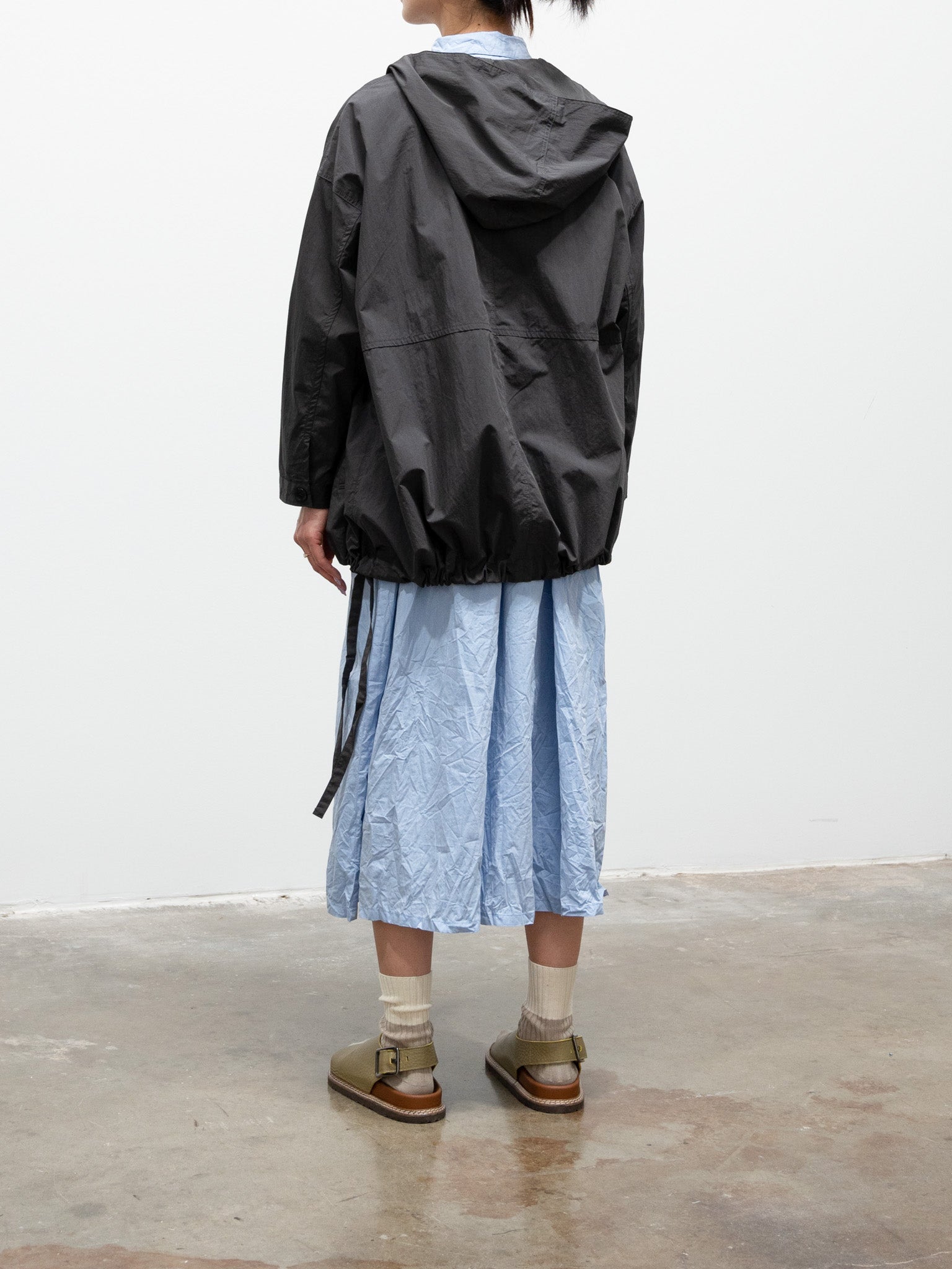 Namu Shop - ICHI Water-resistant Hooded Jacket - Charcoal