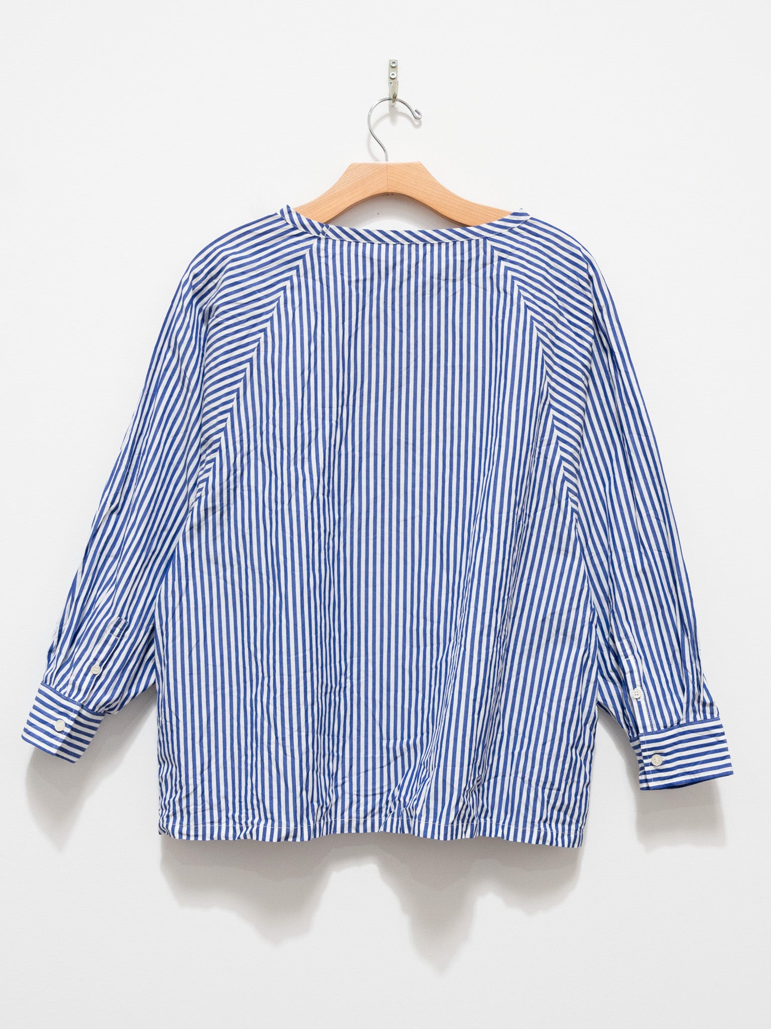 Namu Shop - ICHI Washer Pullover Top - Blue Stripe