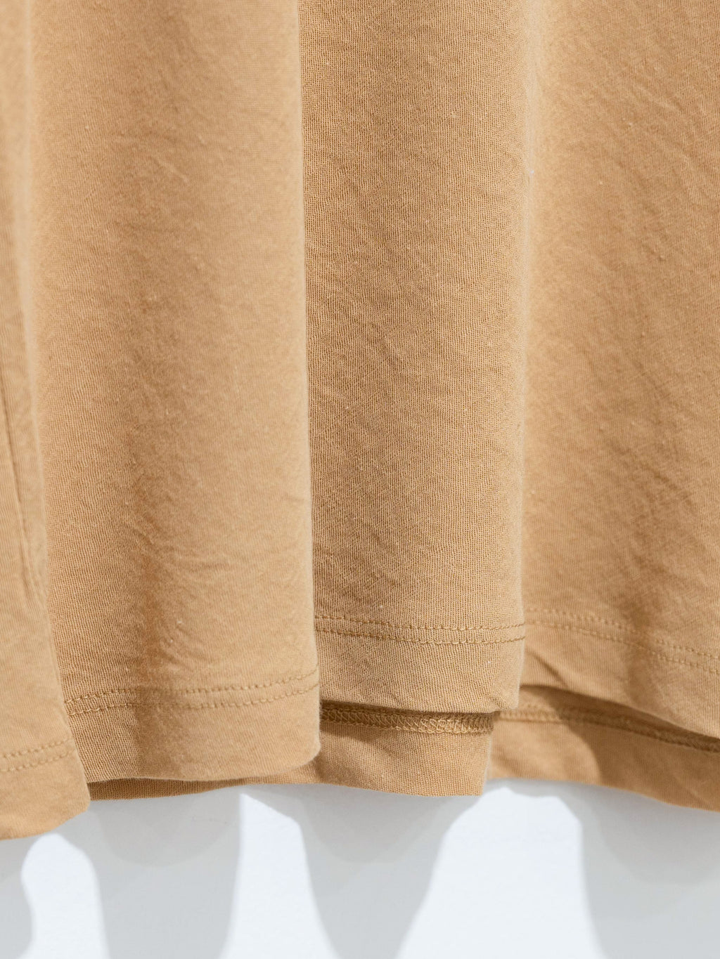 Namu Shop - Yleve Co/Li Sheer Jersey Short Sleeve Pullover - Ochre
