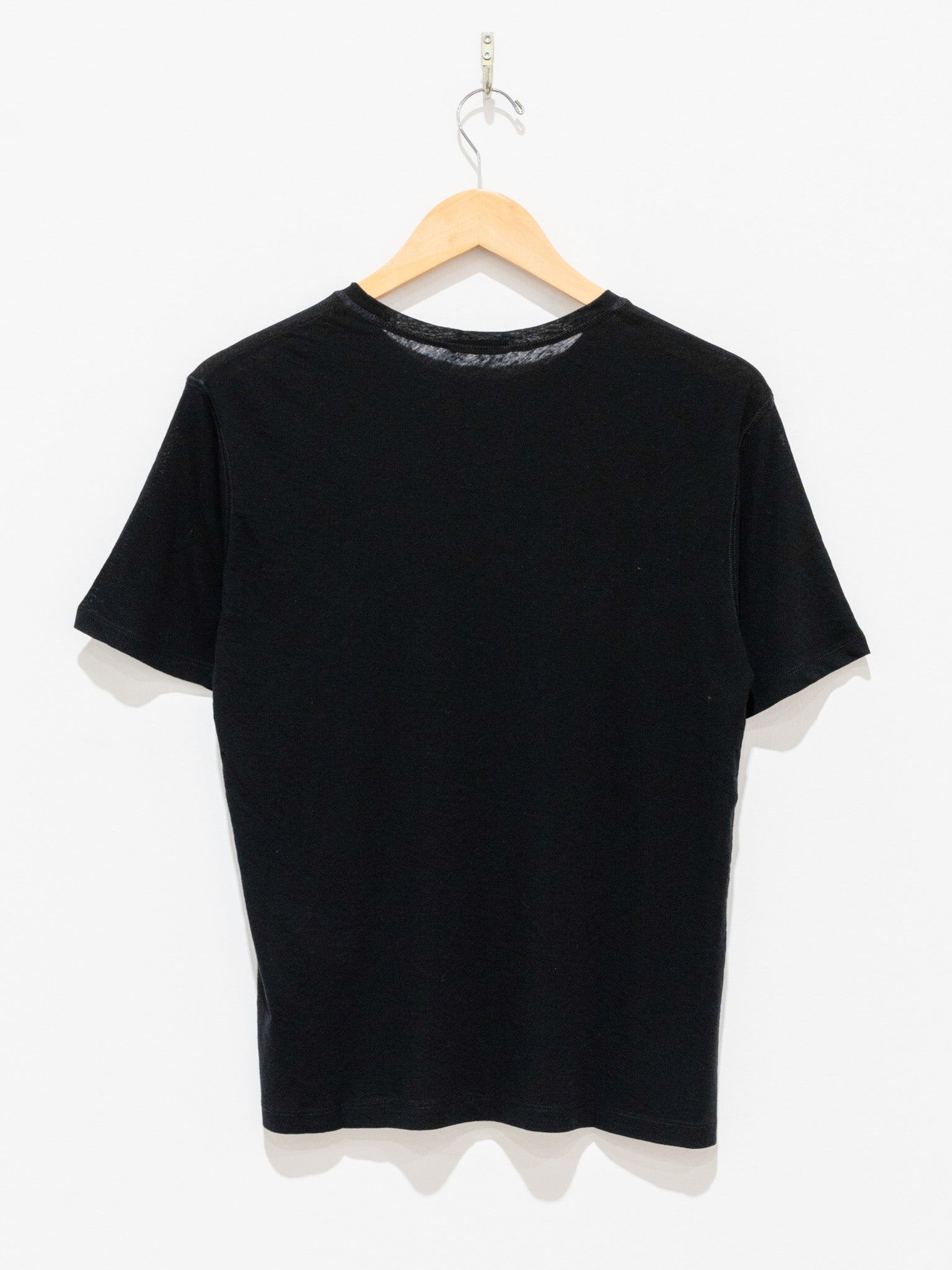 Namu Shop - Yleve Co/Li Sheer Jersey Short Sleeve Pullover - Black