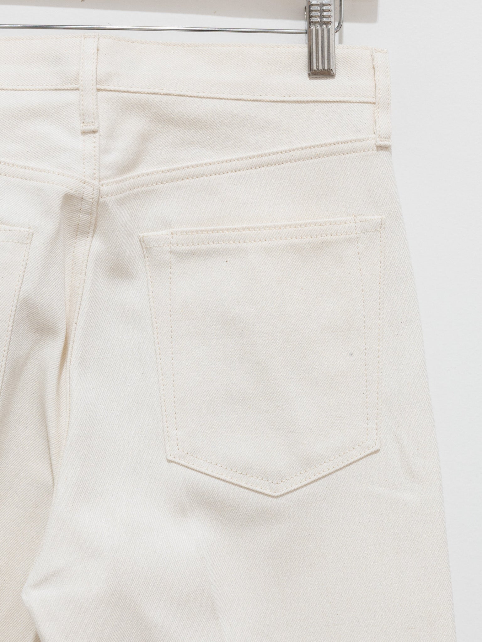 Namu Shop - Yleve 5 Pocket Pressed Denim - White