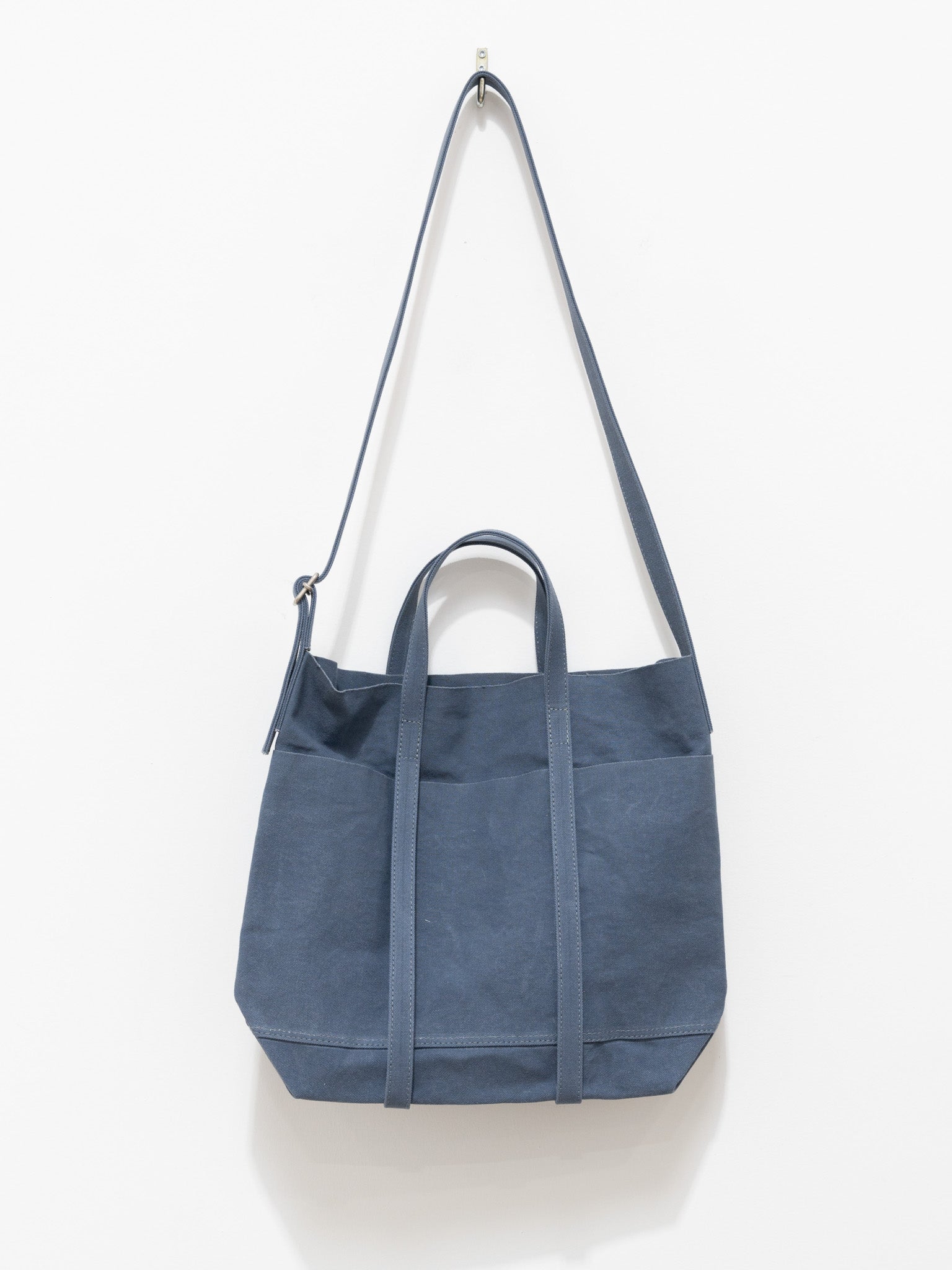 Namu Shop - Amiacalva Light Canvas 2-Way Tote Medium - Blue Gray