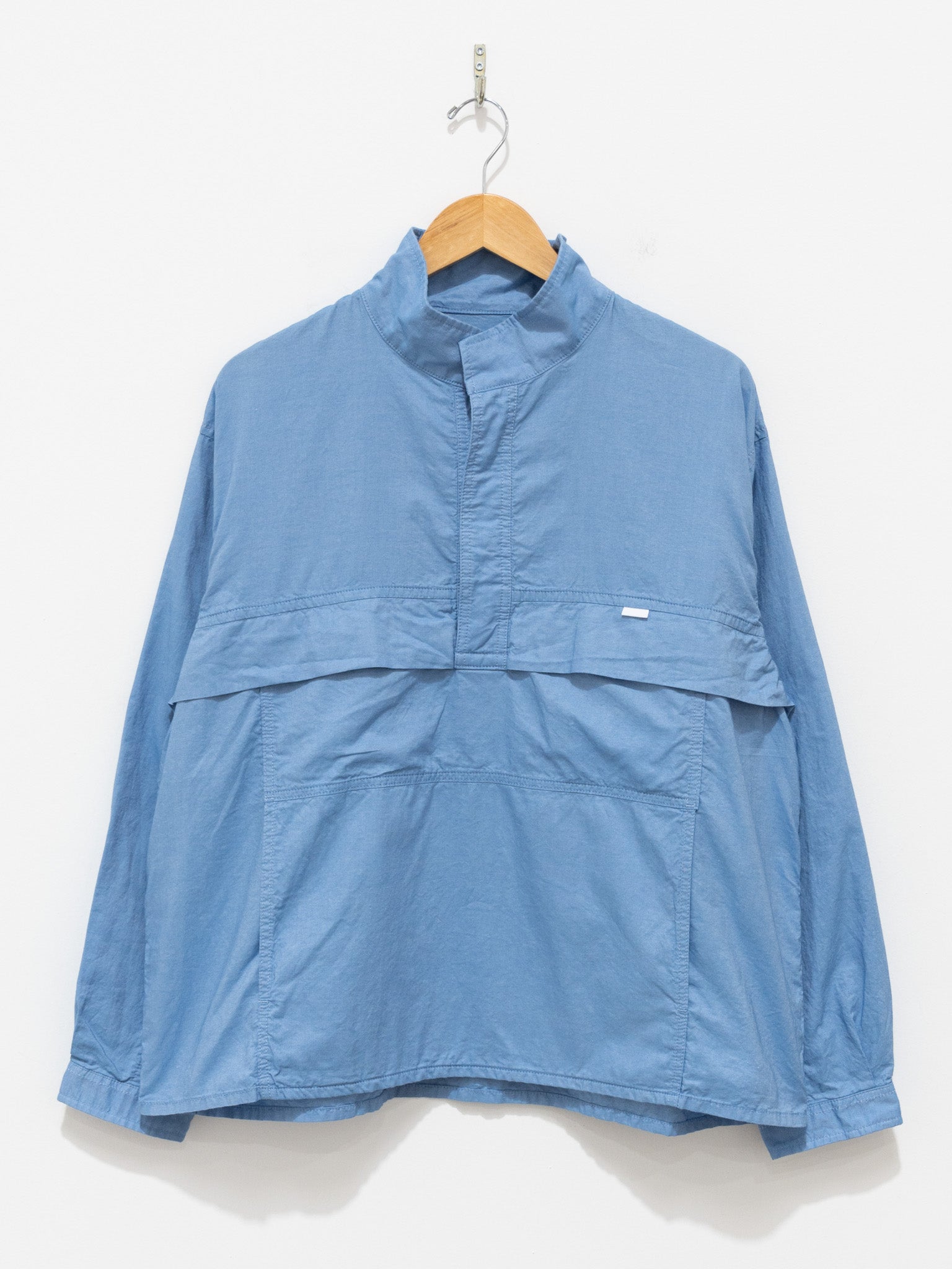 Namu Shop - S H Anorak Shirt - Chambray Blue