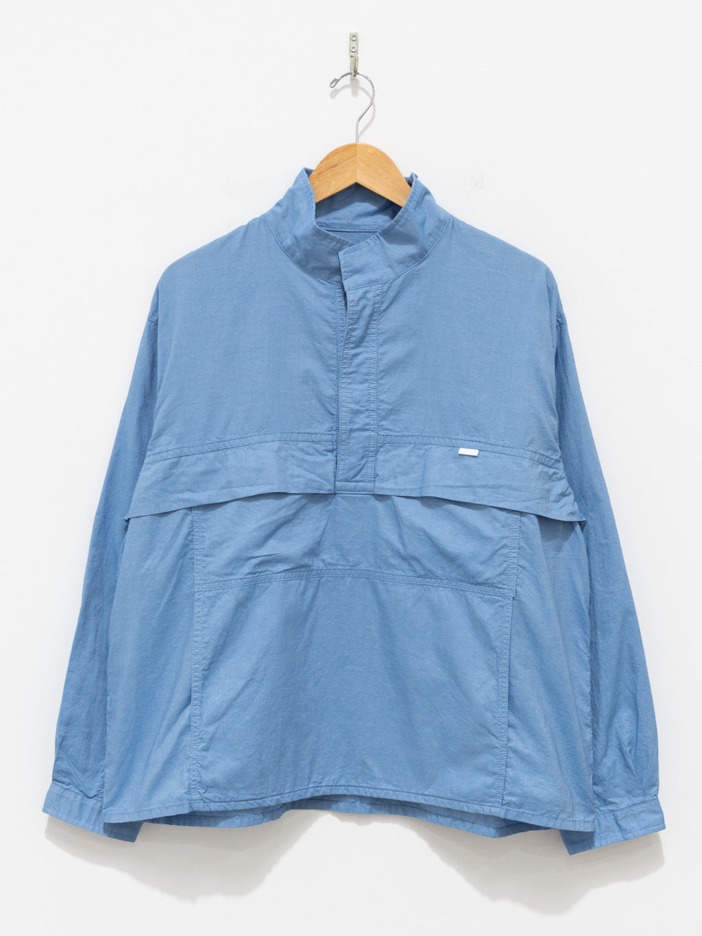 Namu Shop - S H Anorak Shirt - Chambray Blue