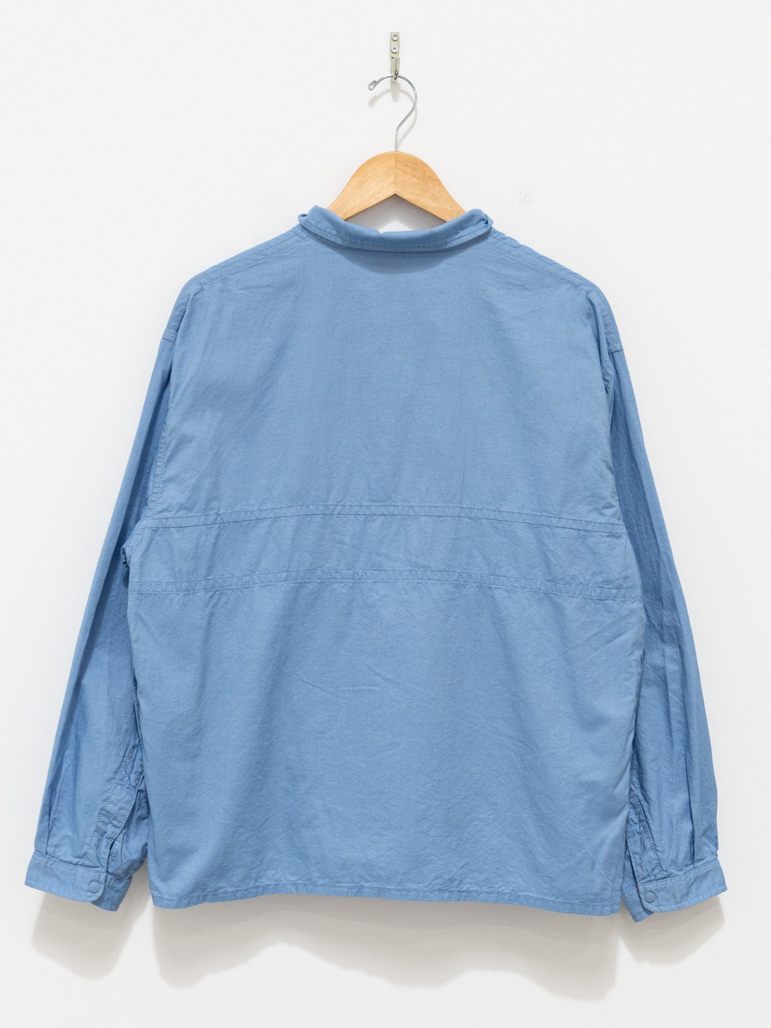 Namu Shop - S H Anorak Shirt - Chambray Blue