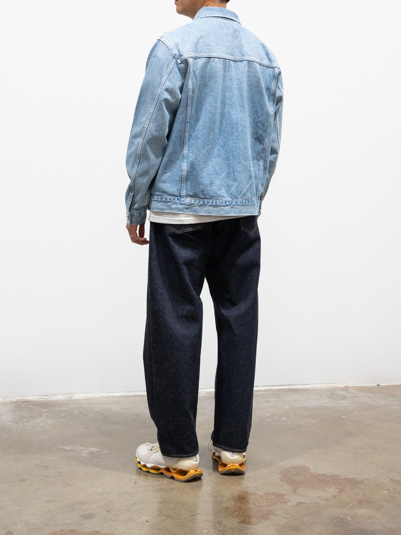 Namu Shop - paa Big Rig Jacket Two - Extra Light Wash