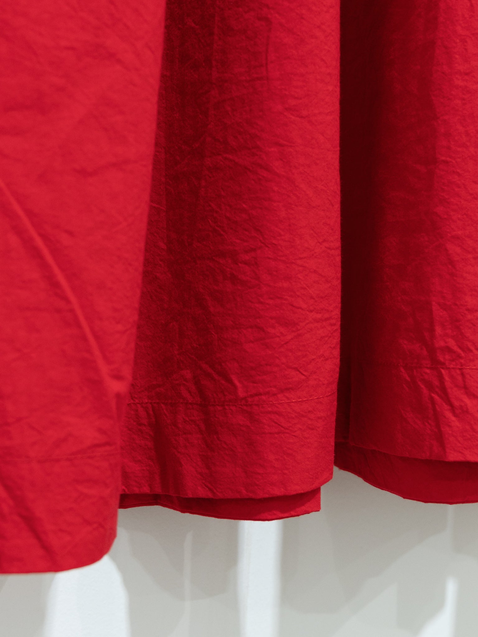 Namu Shop - Ichi Antiquites Open Collar Azumadaki Dress - Red