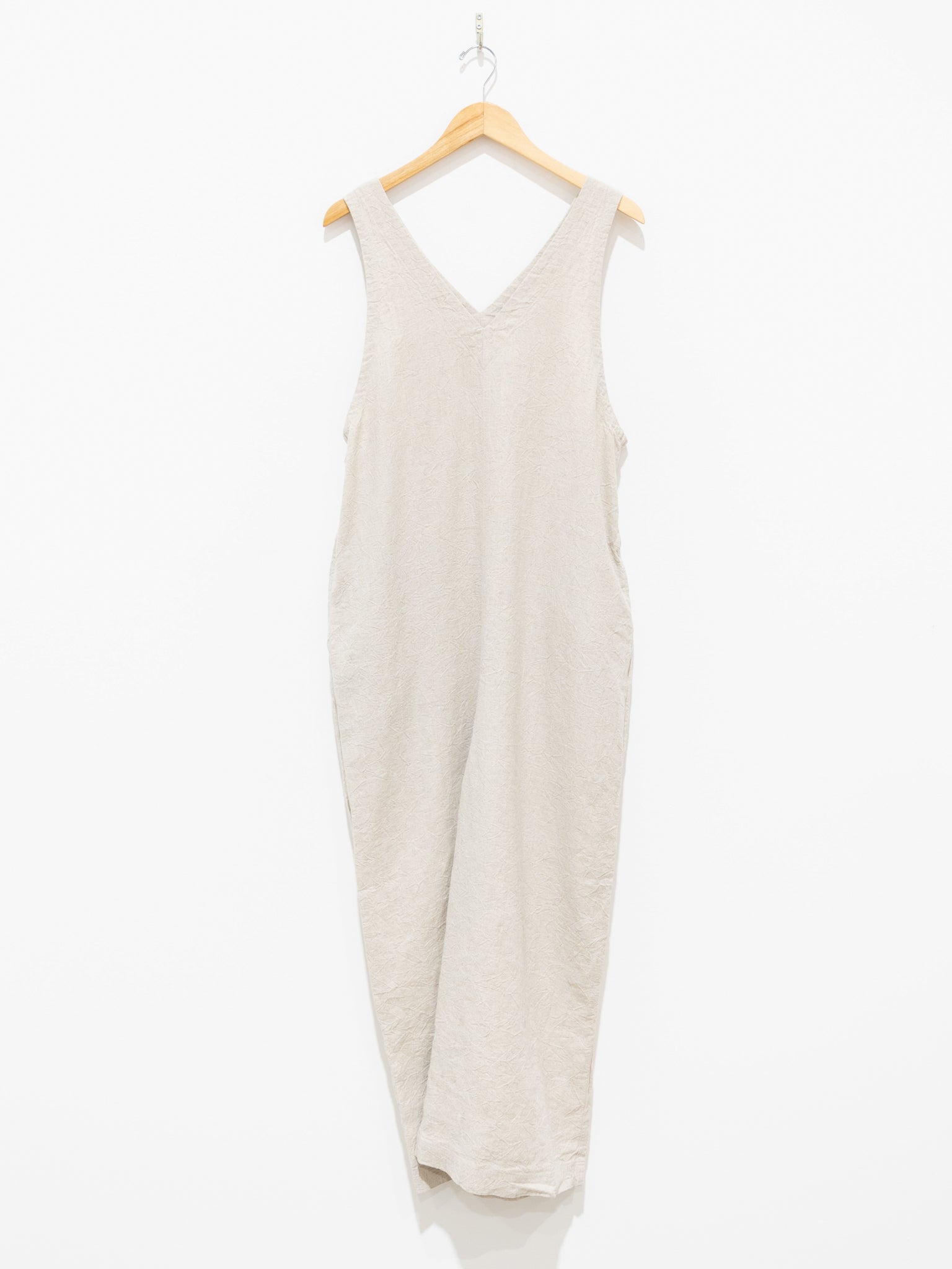 Namu Shop - Ichi Antiquites Linen Salopette - Natural