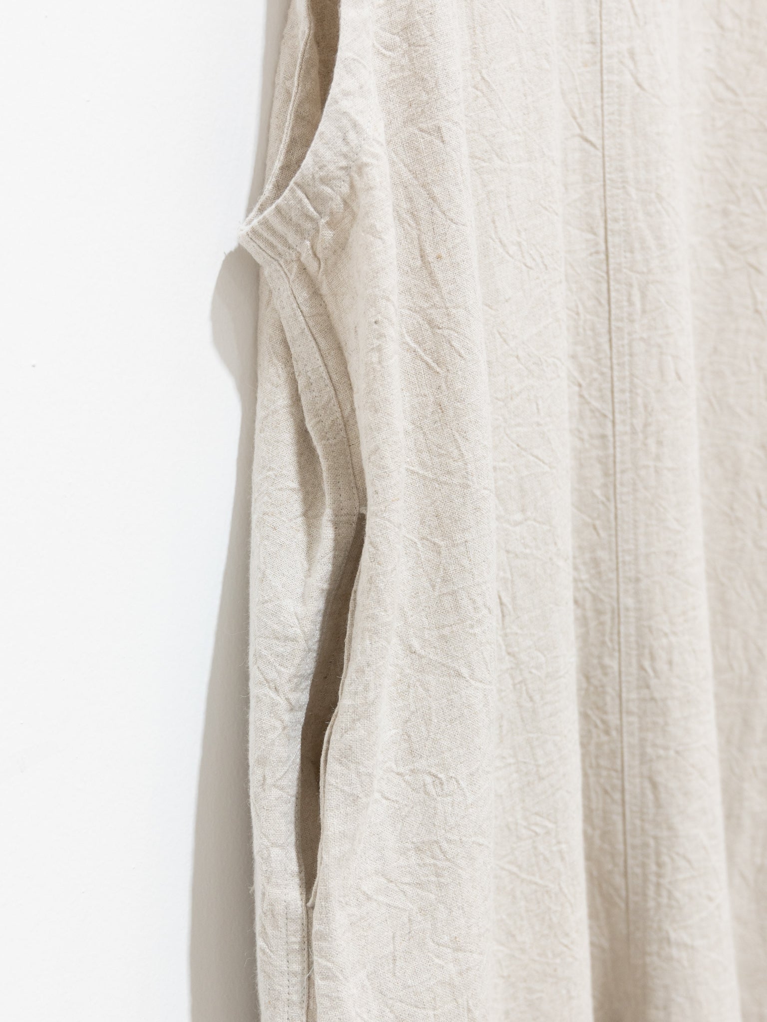 Namu Shop - Ichi Antiquites Linen Salopette - Natural