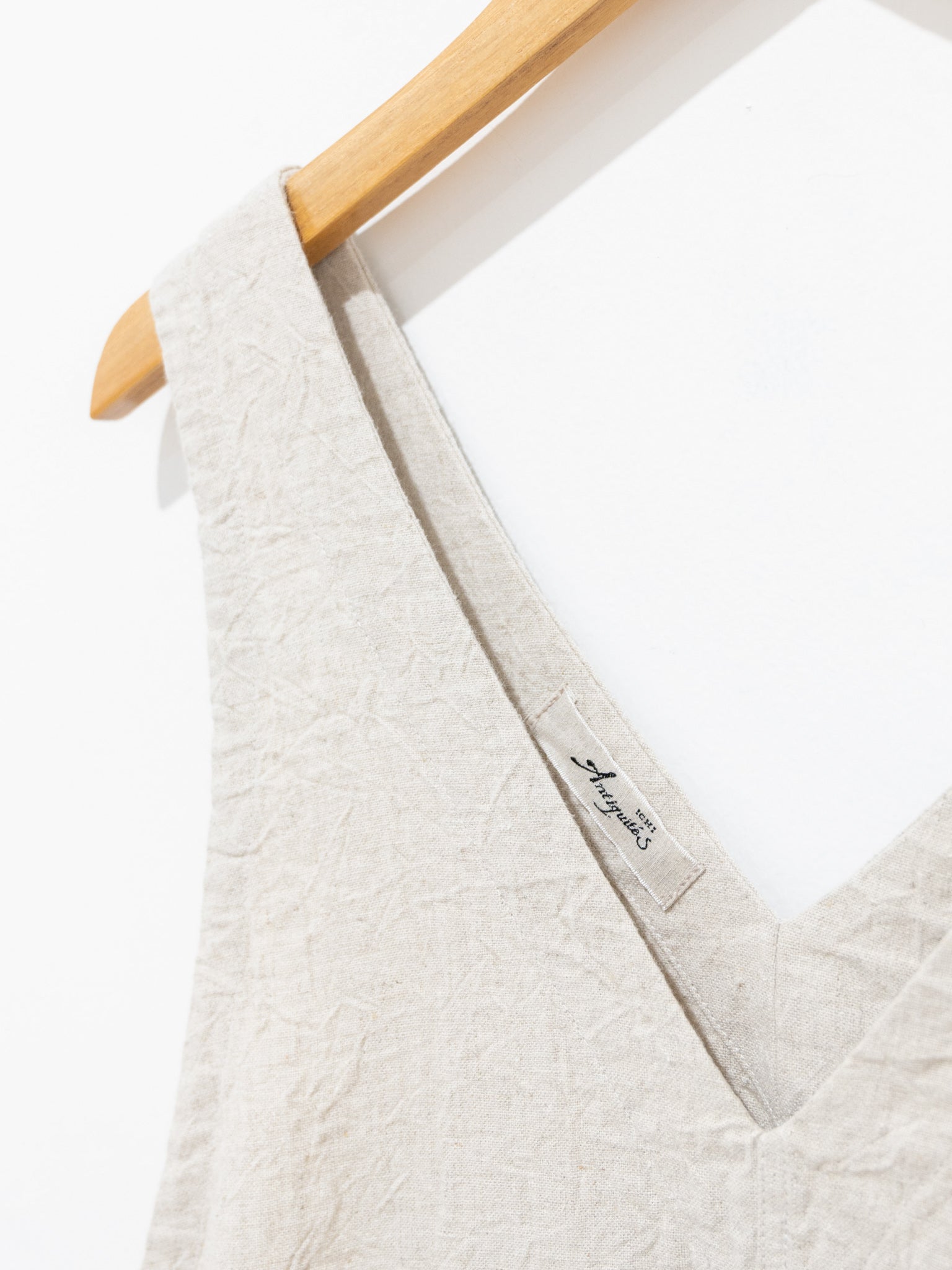 Namu Shop - Ichi Antiquites Linen Salopette - Natural