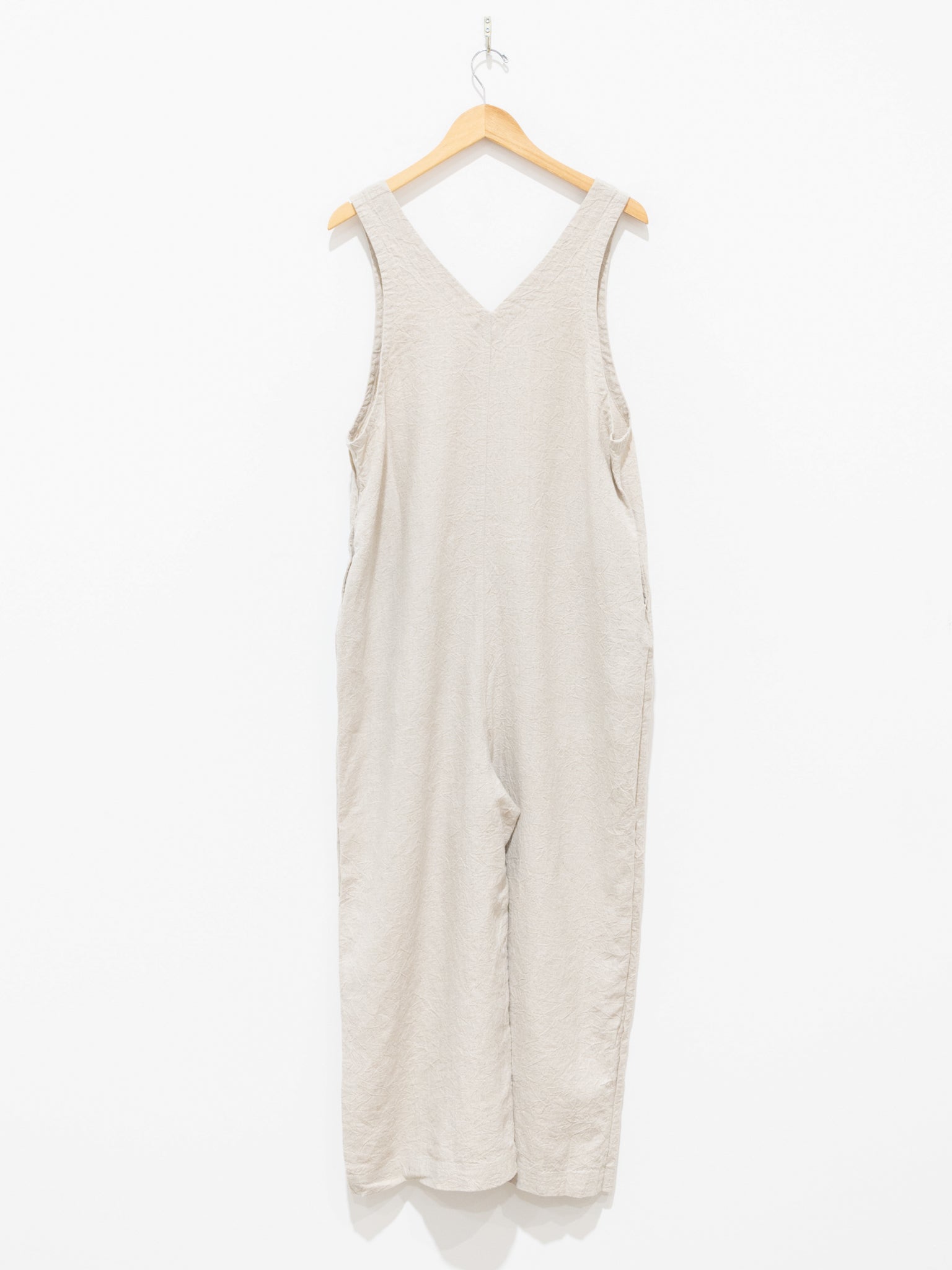 Namu Shop - Ichi Antiquites Linen Salopette - Natural