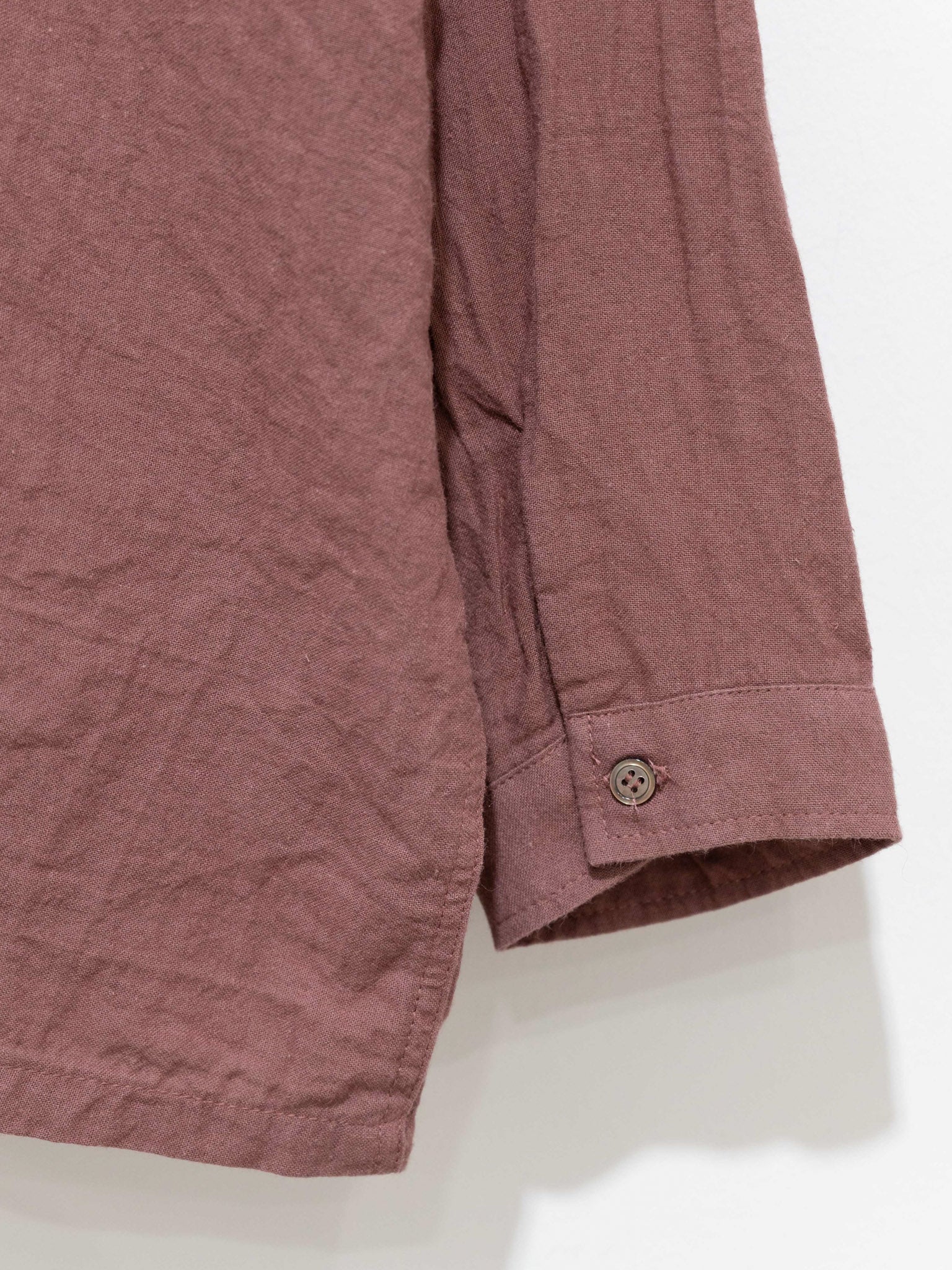 Namu Shop - Ichi Antiquites Azumadaki Ramie Linen Shirt - Pink Mocha