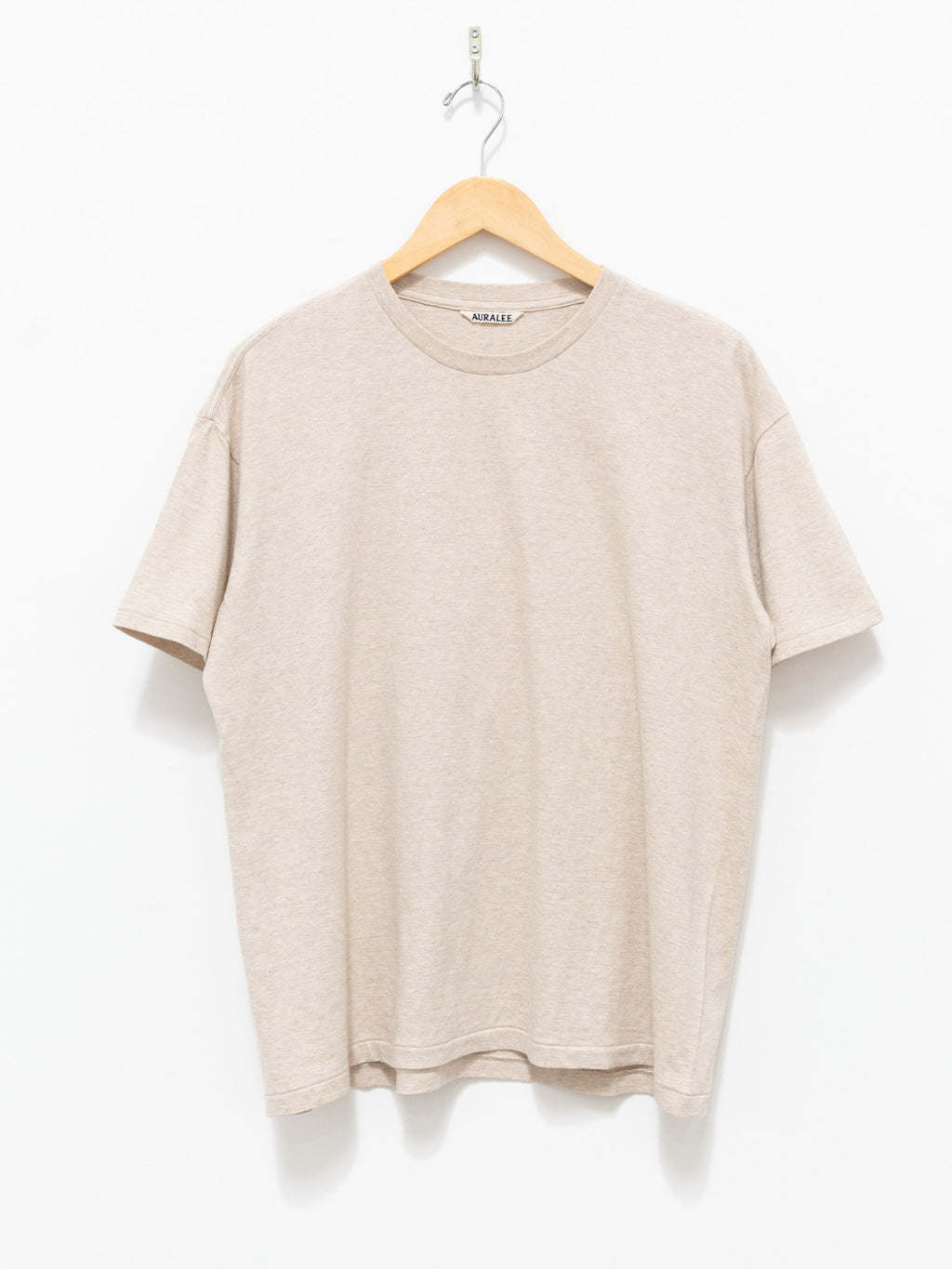 Namu Shop - Auralee Seamless Crewneck Tee - Top Brown