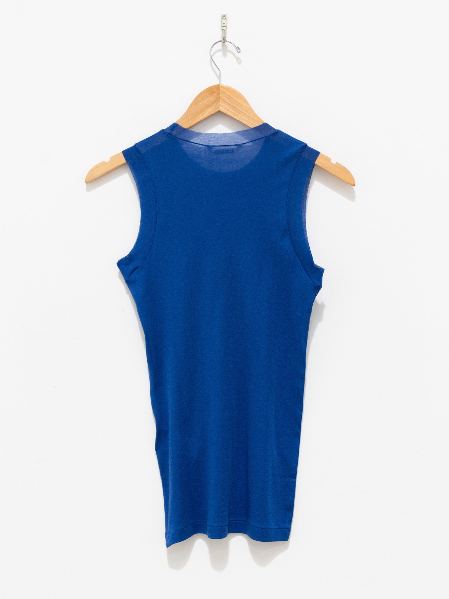 Namu Shop - Auralee Giza Super High Gauge Sheer Rib Tank - Blue