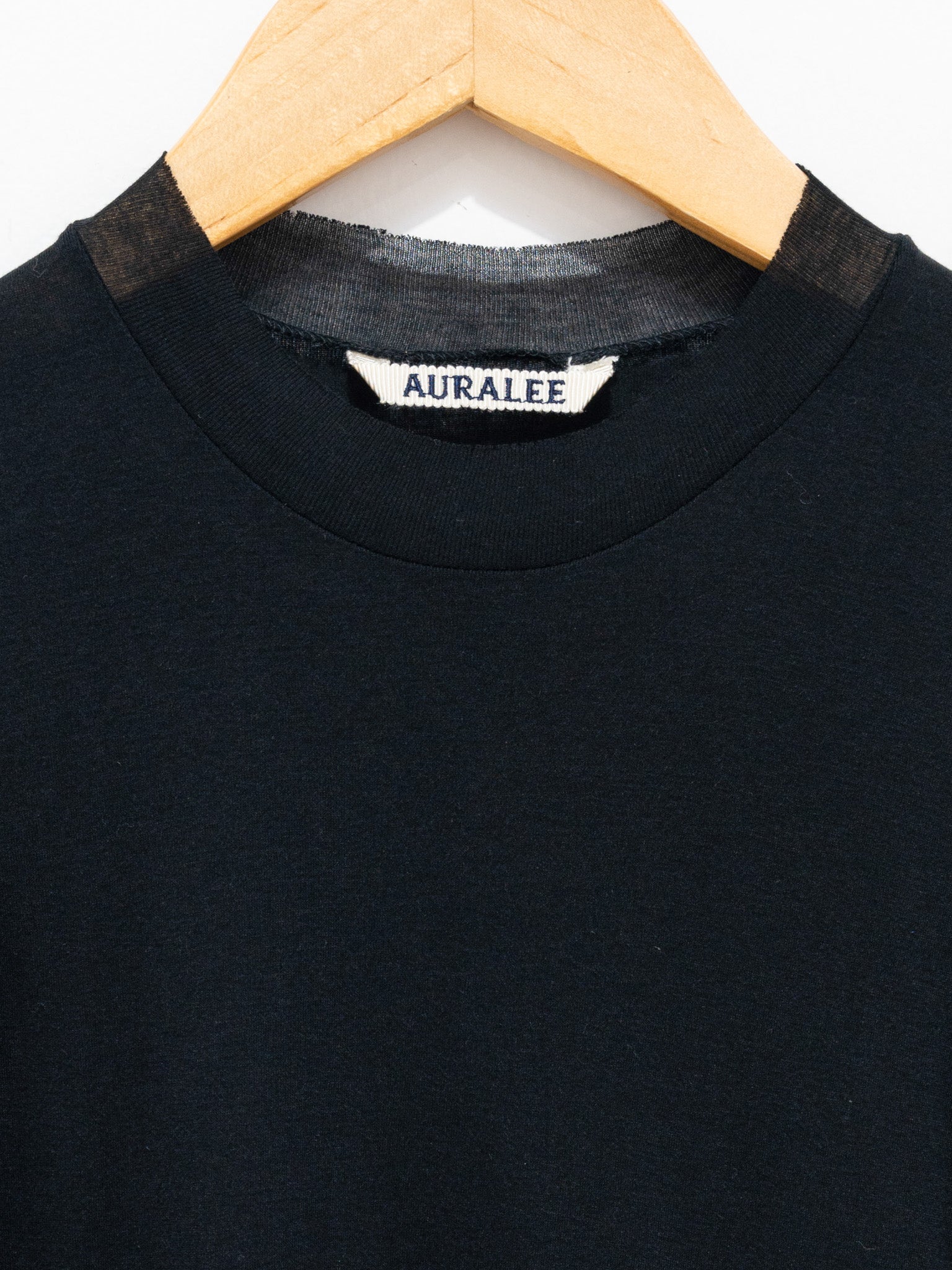 Namu Shop - Auralee Giza Super High Gauge Sheer Rib Tank - Black