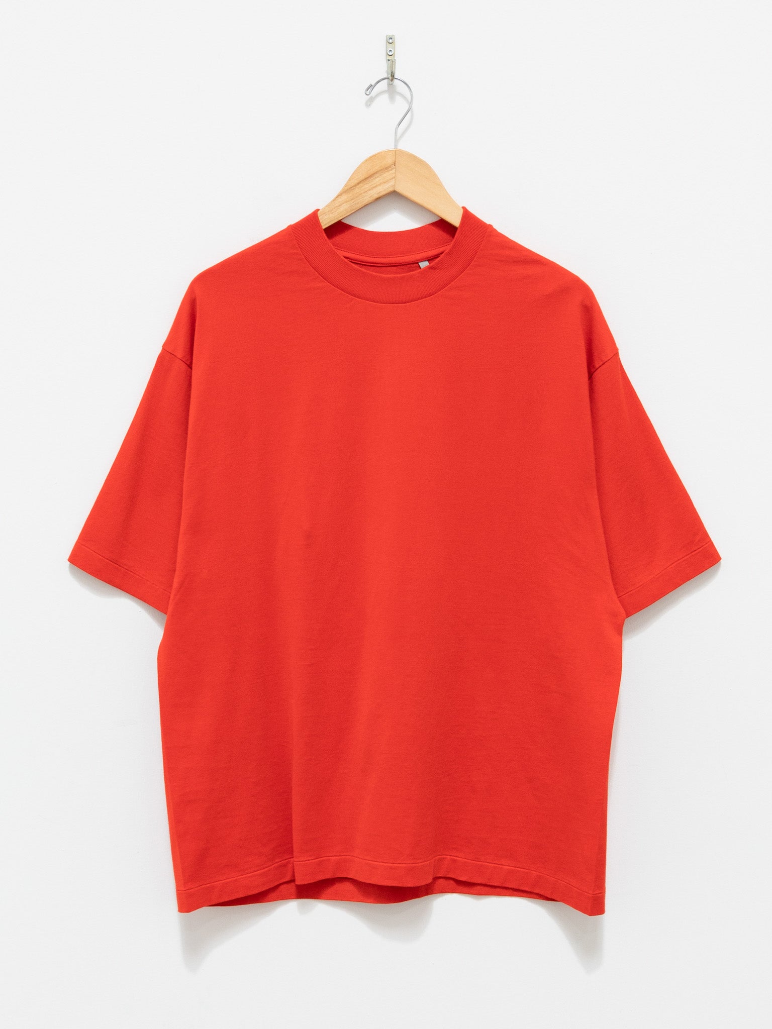 Namu Shop - Kaptain Sunshine Suvin Supima Tube Tee Light - Vermilion